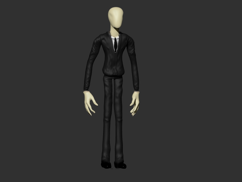 Slender Man 3D print model_5
