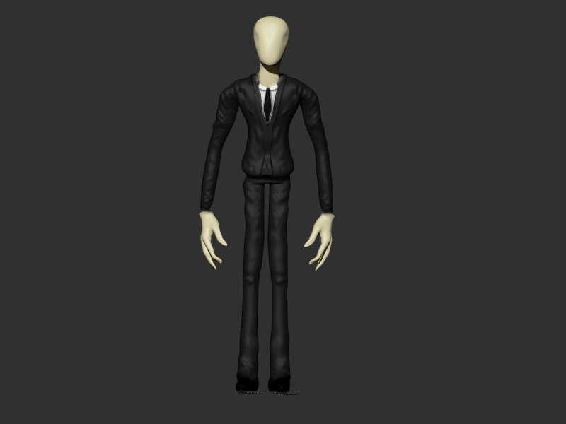 Slender Man 3D print model_2