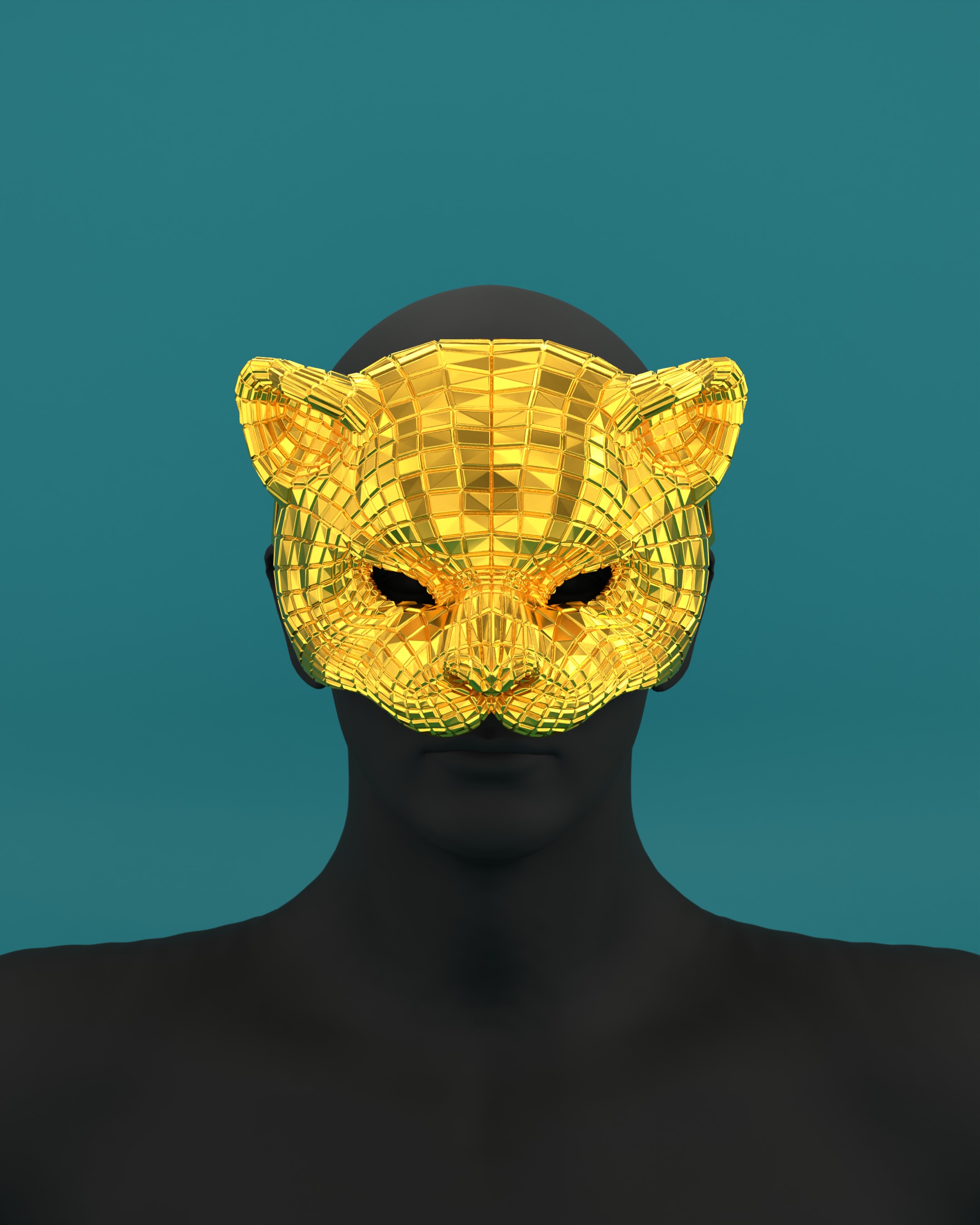 Squid Game VIP Mask 3D Model Collection_6