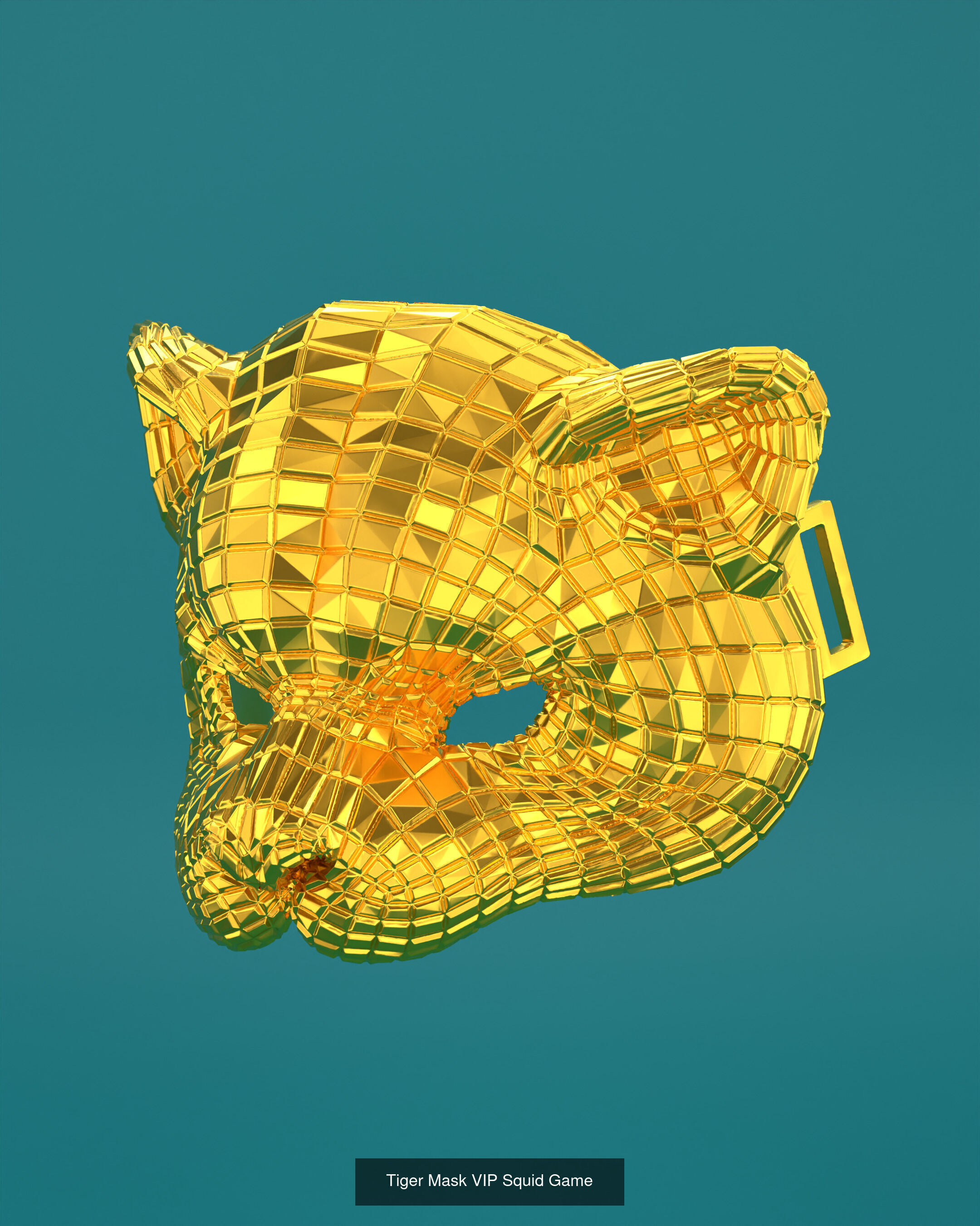 Squid Game VIP Mask 3D Model Collection_5