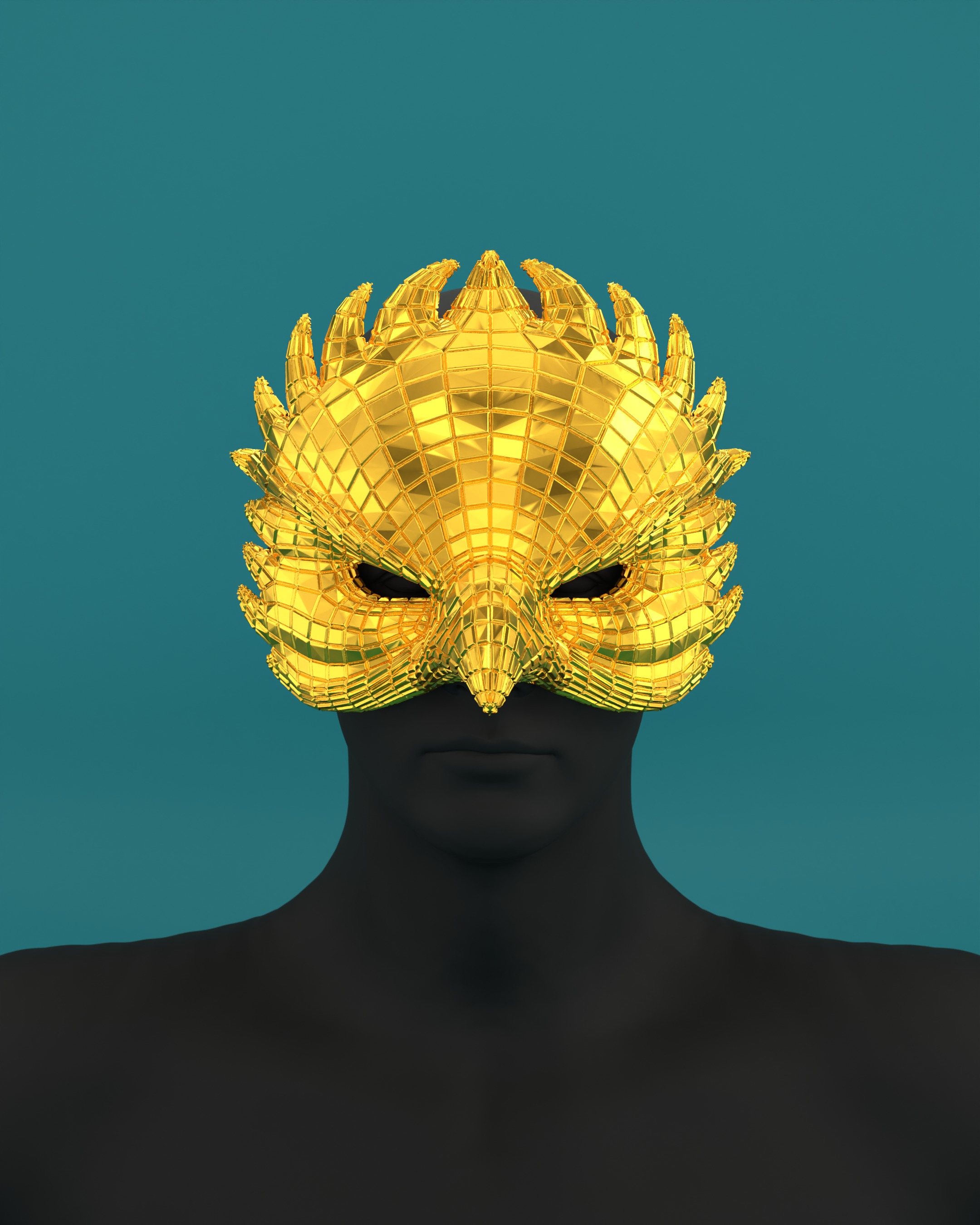 Squid Game VIP Mask 3D Model Collection_10