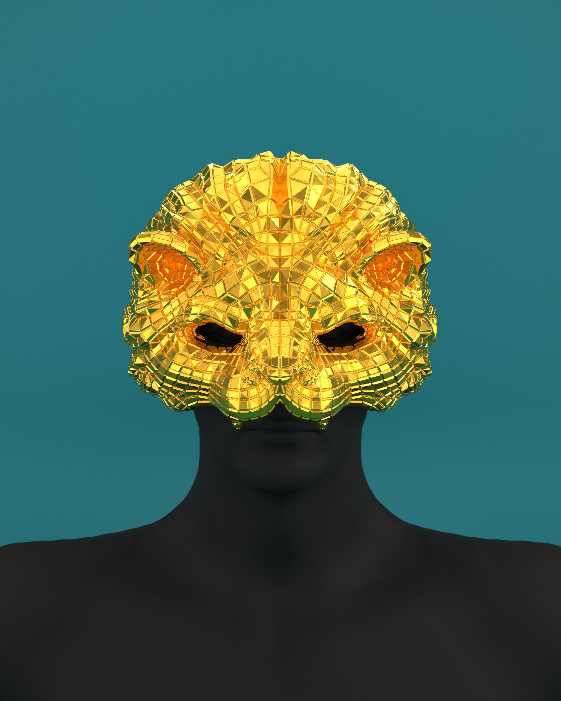 Squid Game VIP Mask 3D Model Collection_2