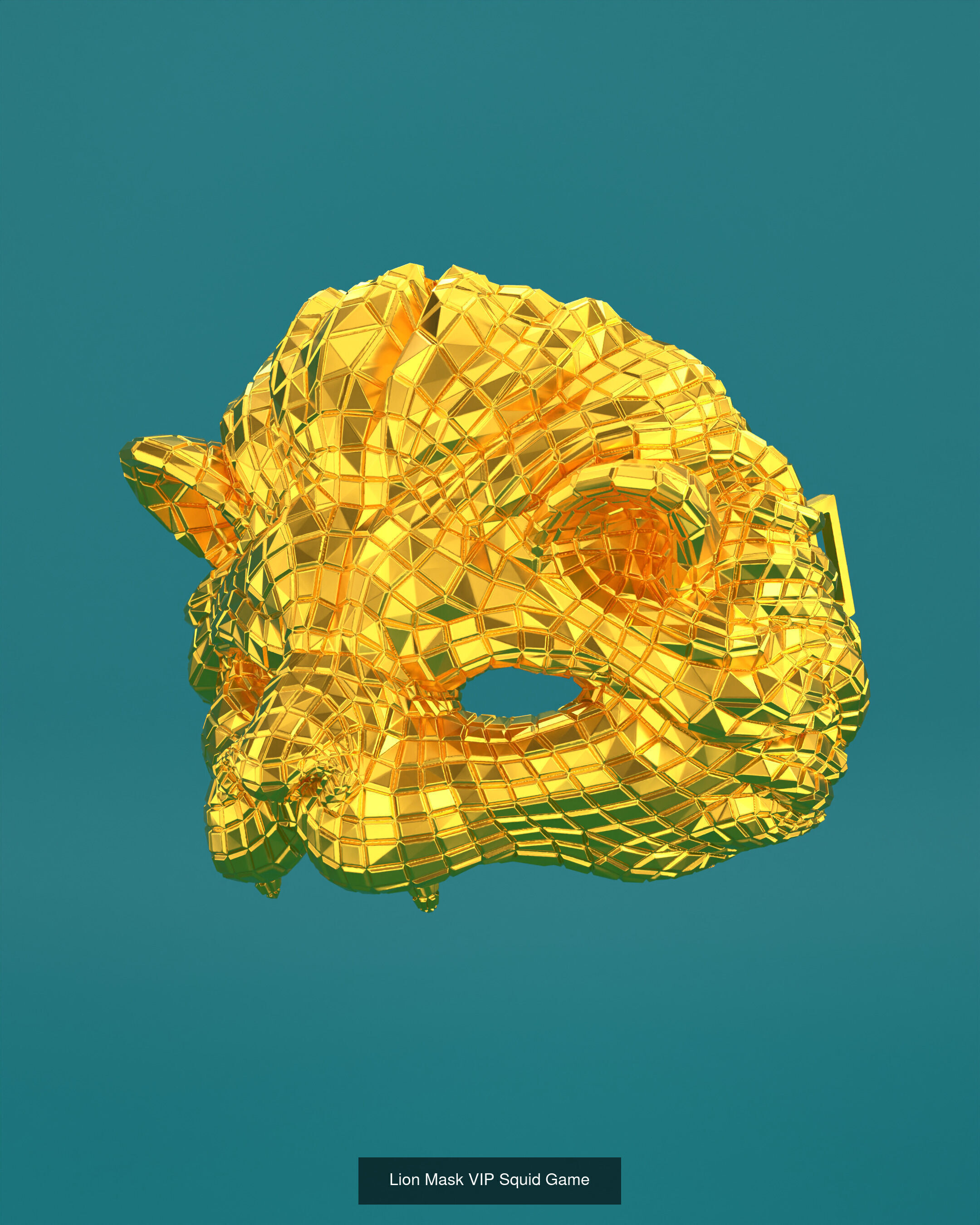 Squid Game VIP Mask 3D Model Collection_1