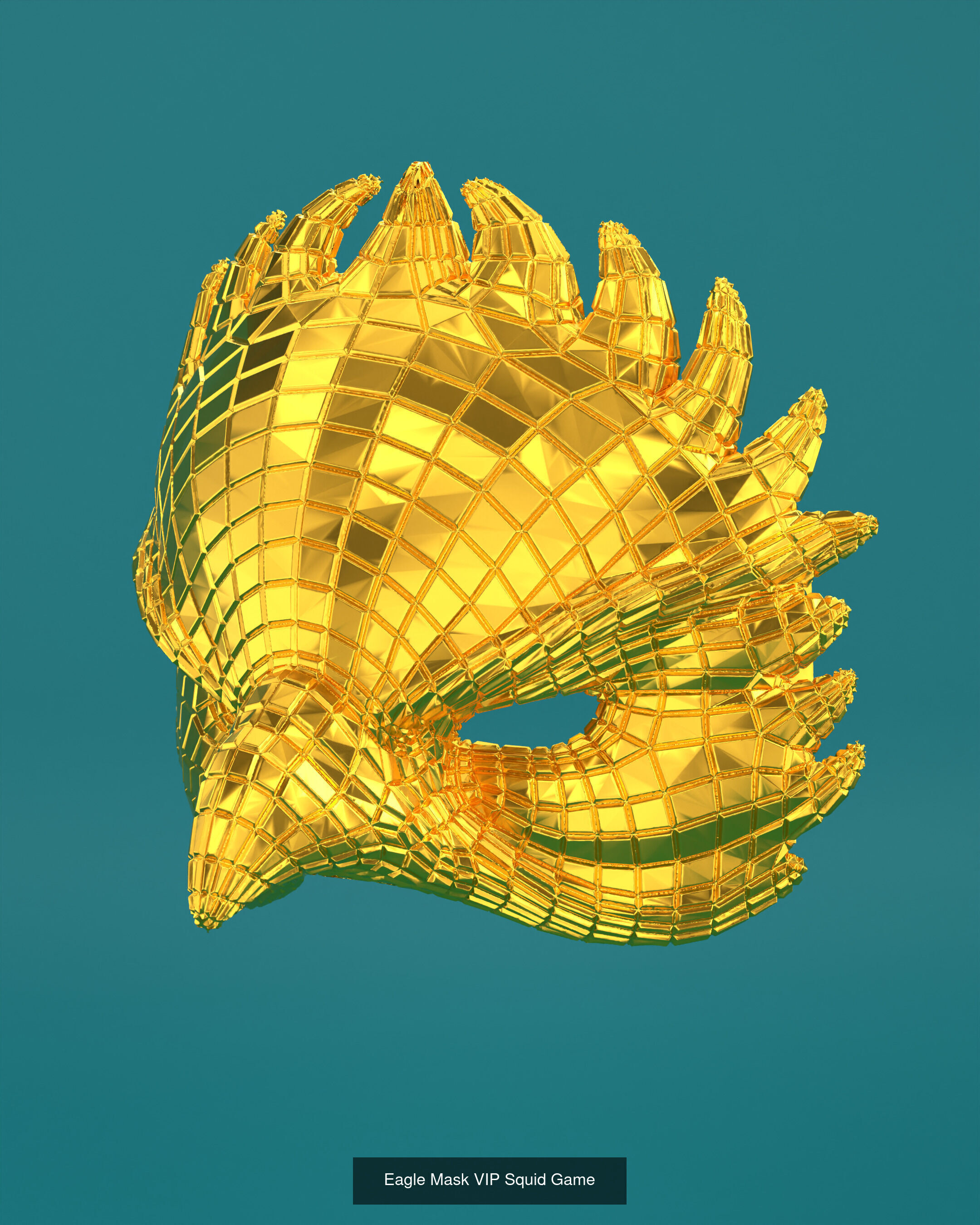 Squid Game VIP Mask 3D Model Collection_9