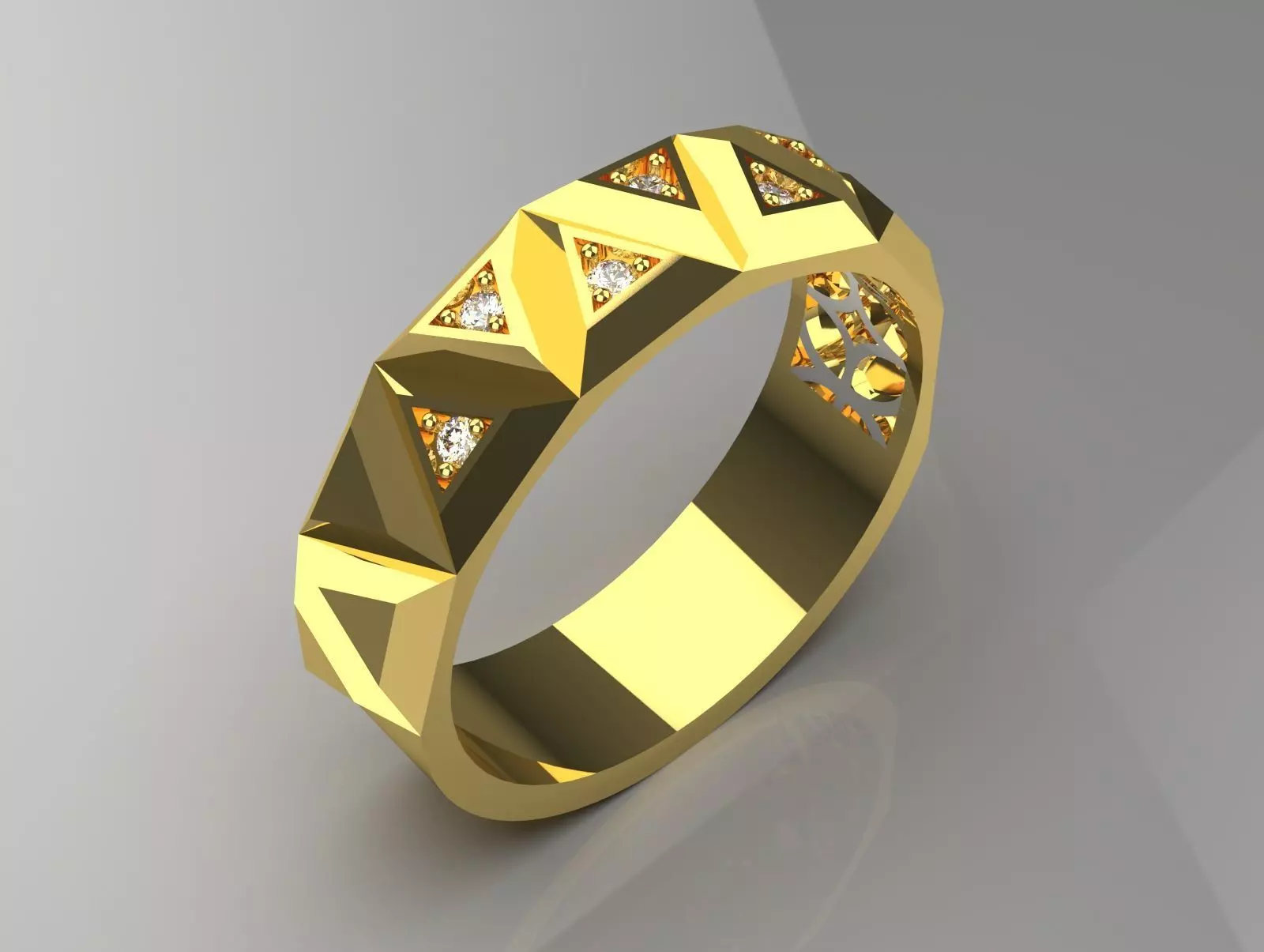woman jewelry ring jr00008 3D print model