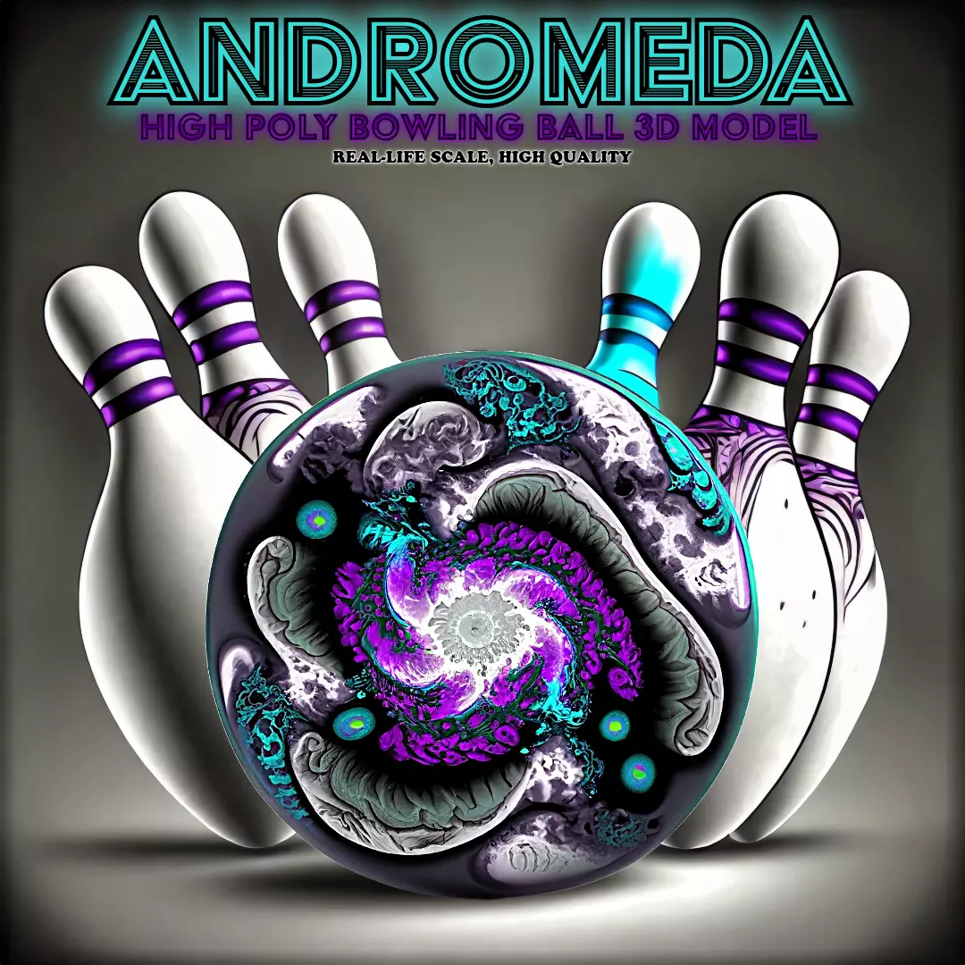 Bowling Ball Andromeda Free 3D model