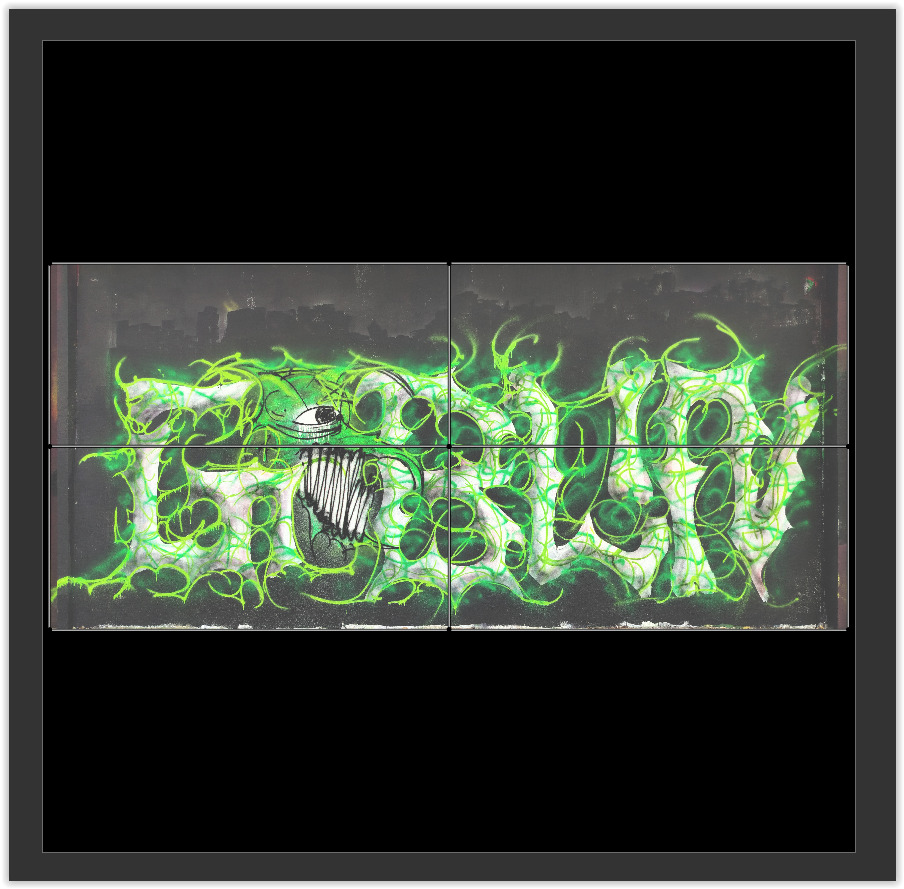 Graffiti wall XVII 3D model_6