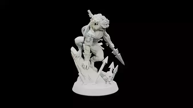 Cat Folk 3D print model
