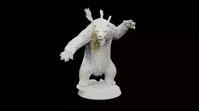 Black Bear 3D print model