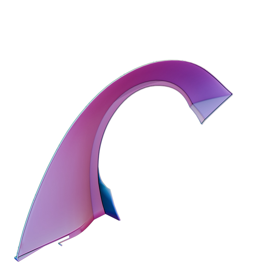 LB Works Audi R8 V10 Body Kit - 3D Printable 3D print model_11