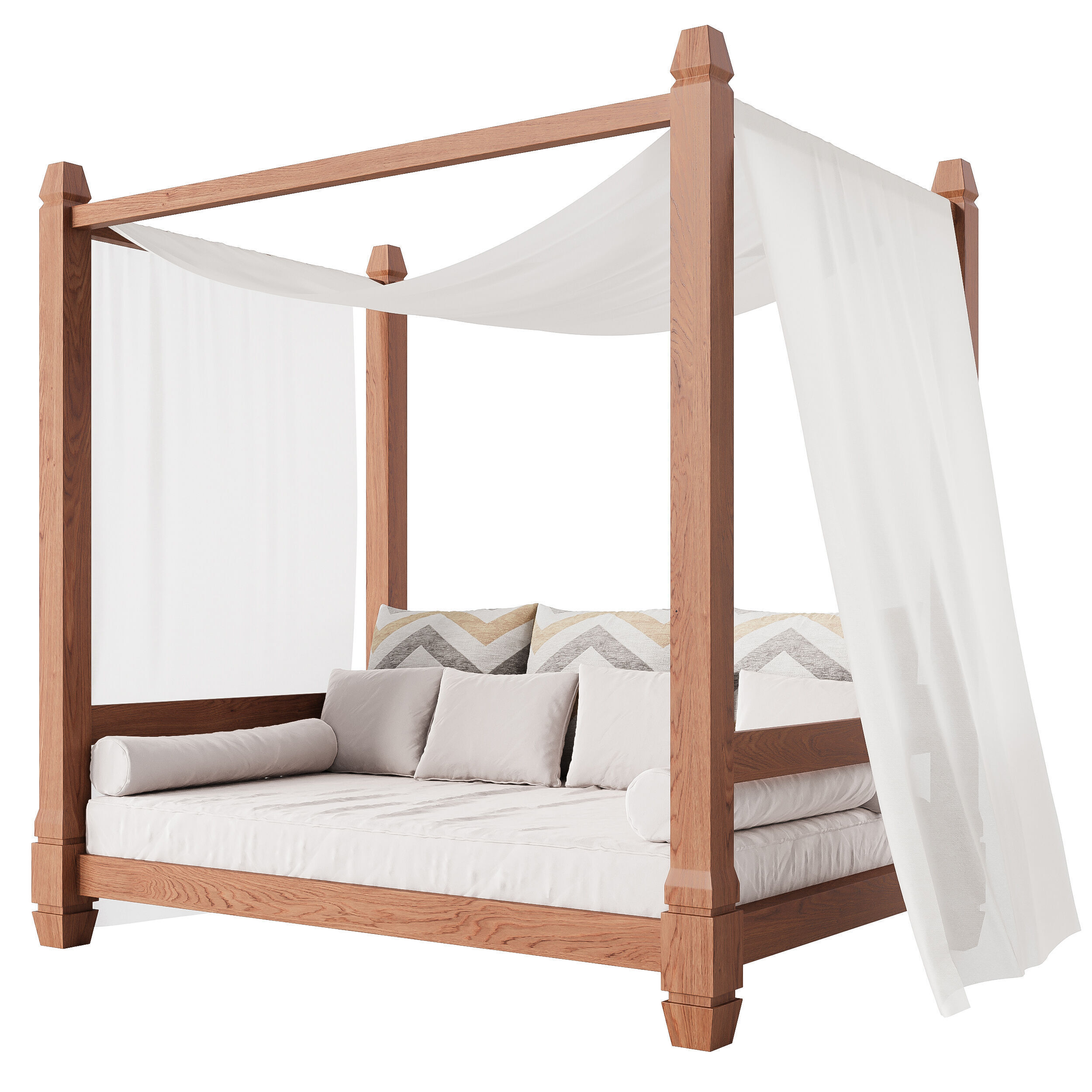 Garden Lounge Structure 04 3D model_8