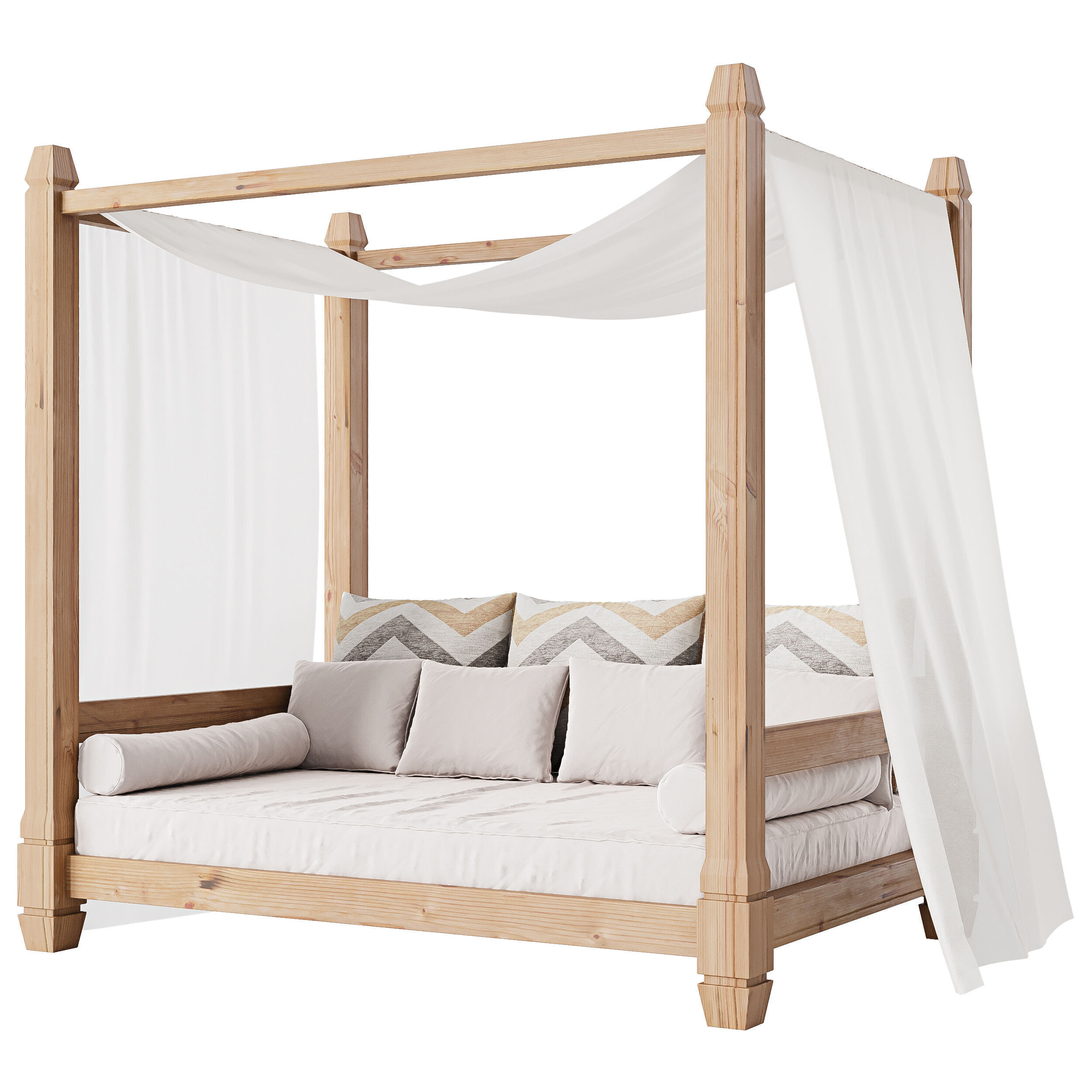 Garden Lounge Structure 04 3D model_12