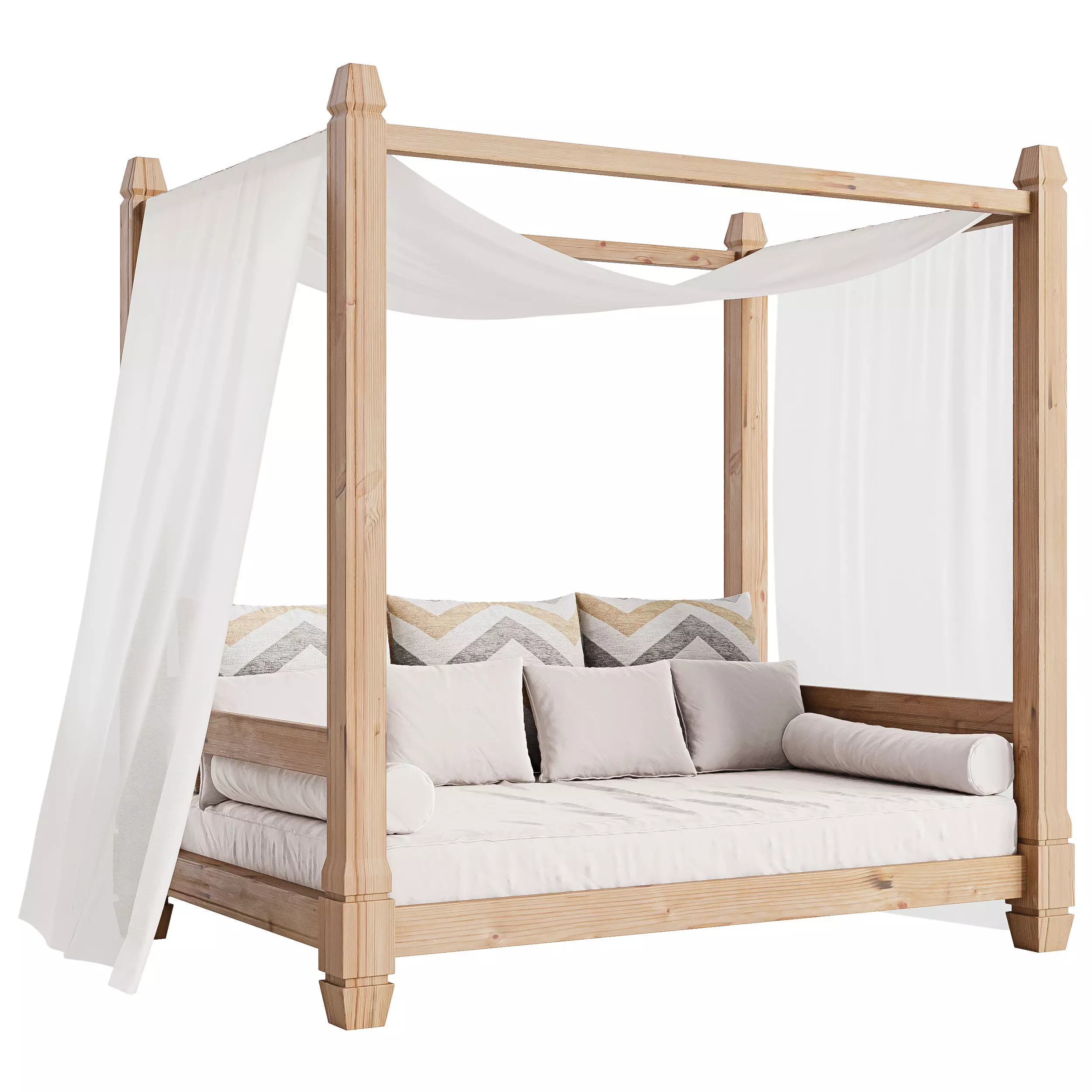 Garden Lounge Structure 04 3D model_0