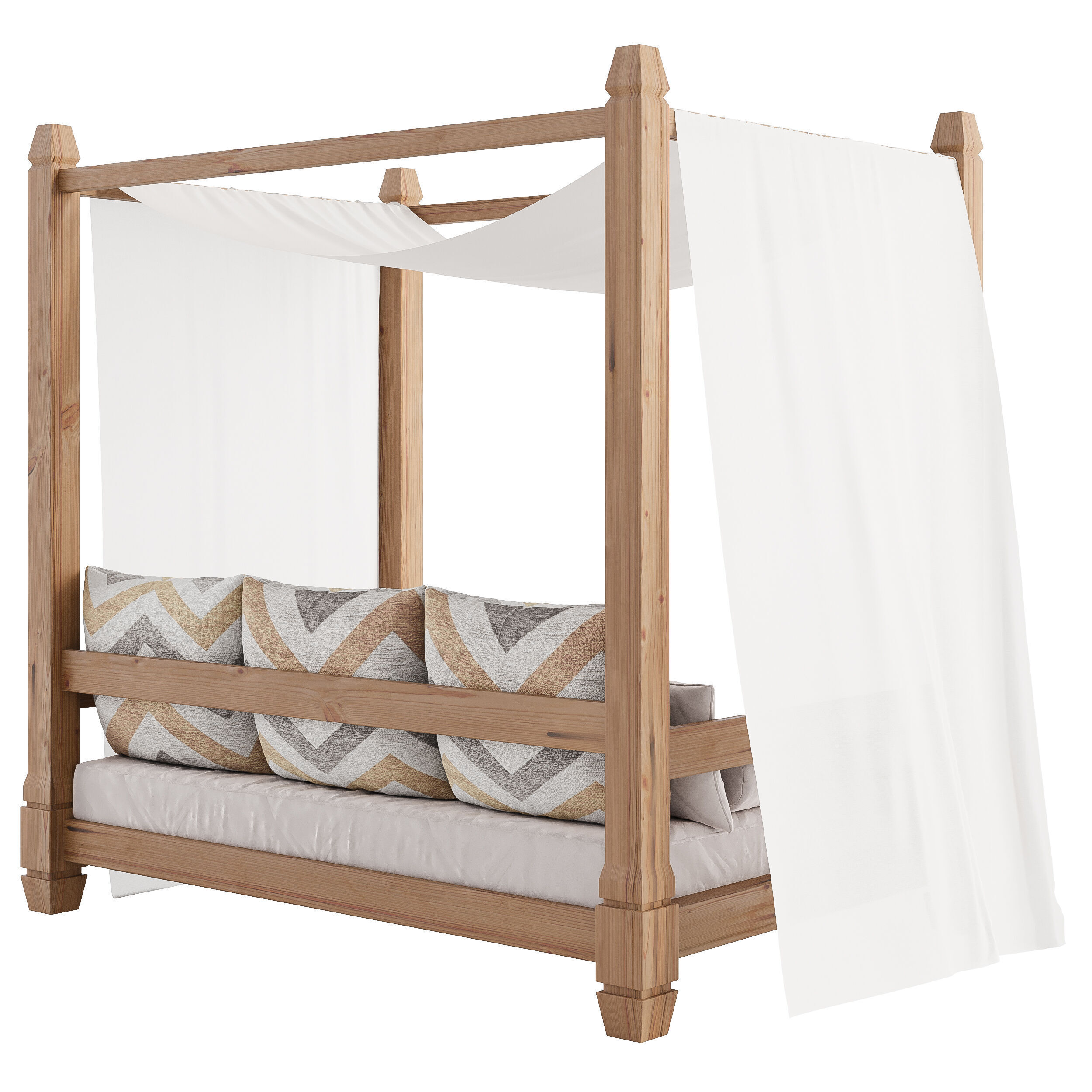 Garden Lounge Structure 04 3D model_5