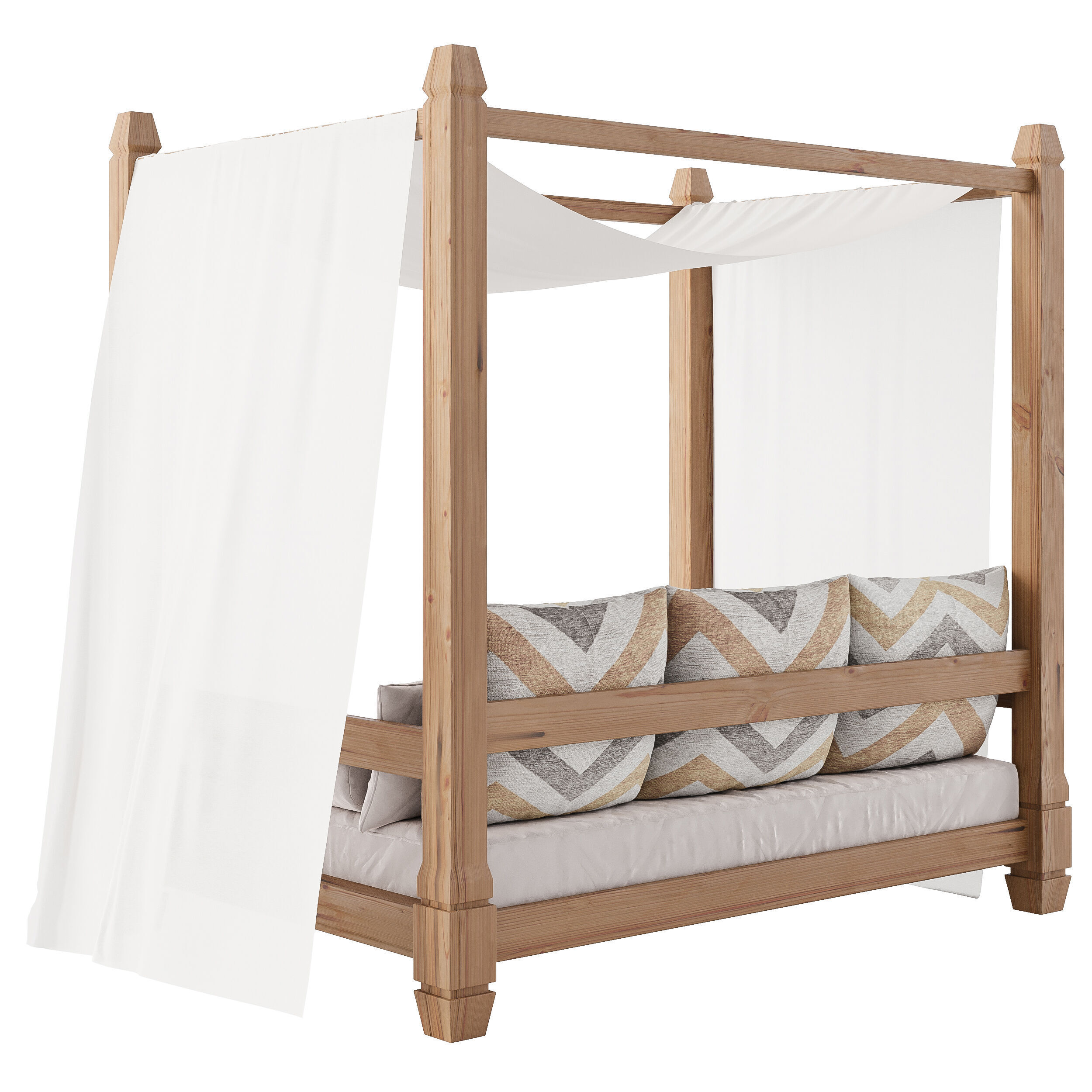 Garden Lounge Structure 04 3D model_11