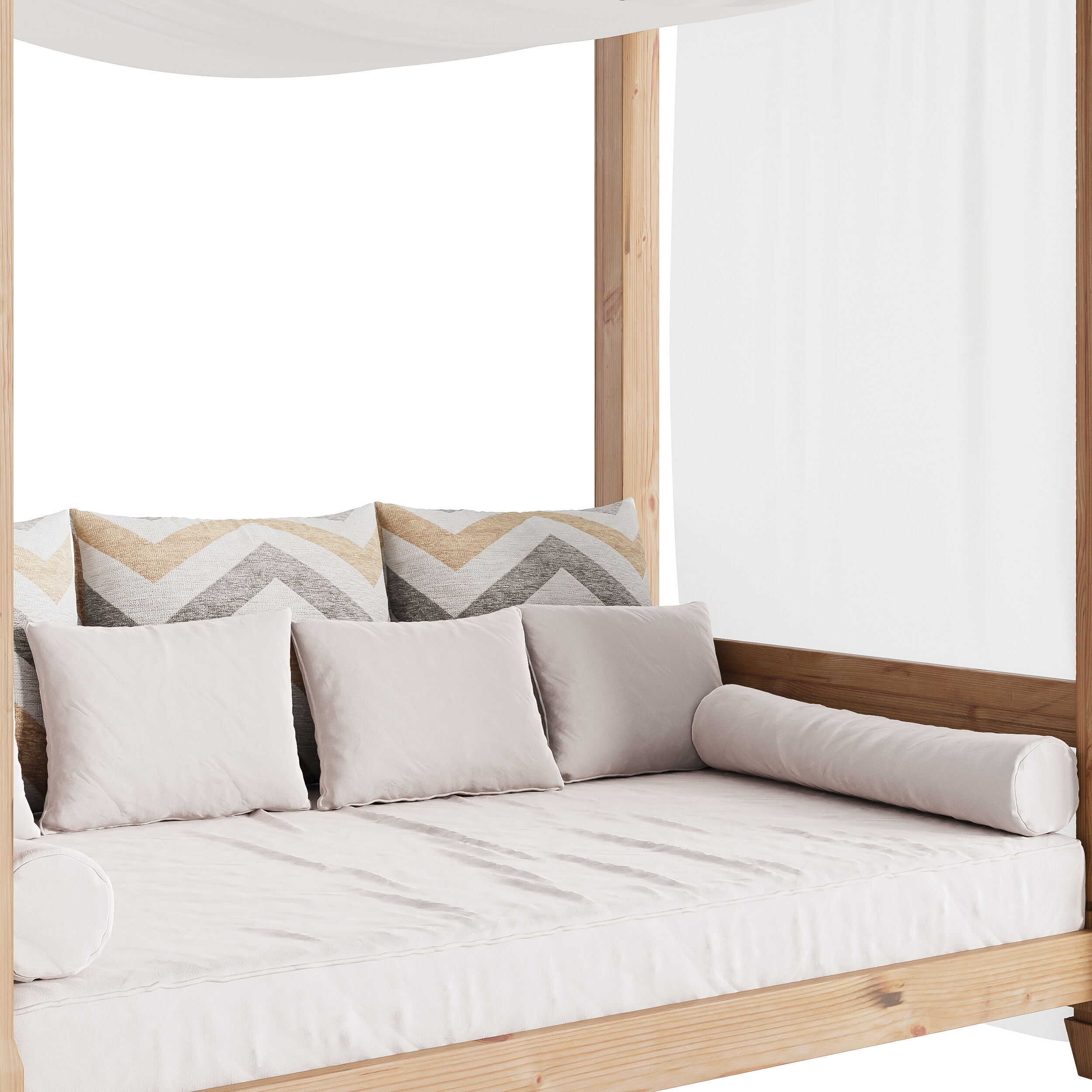 Garden Lounge Structure 04 3D model_7