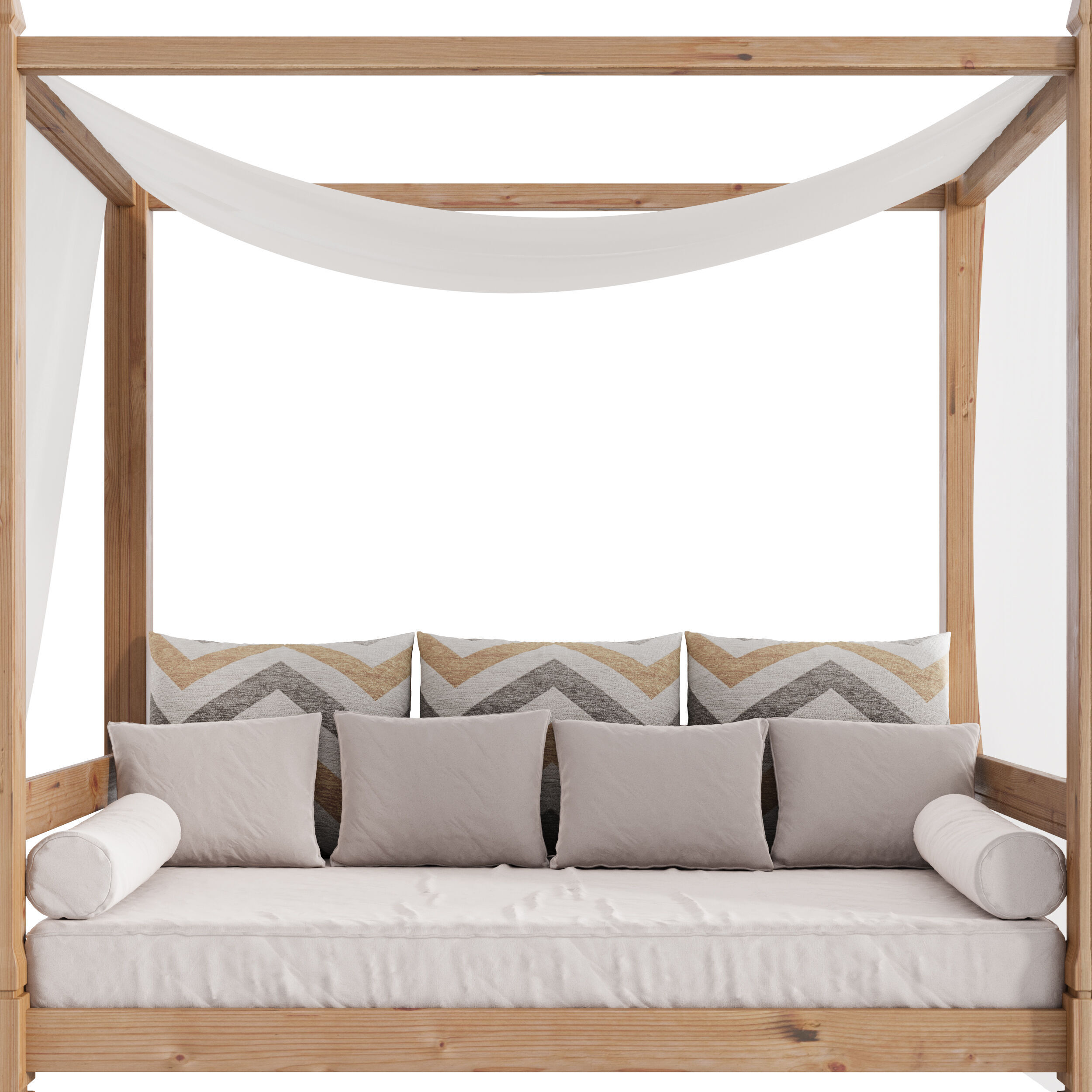 Garden Lounge Structure 04 3D model_3