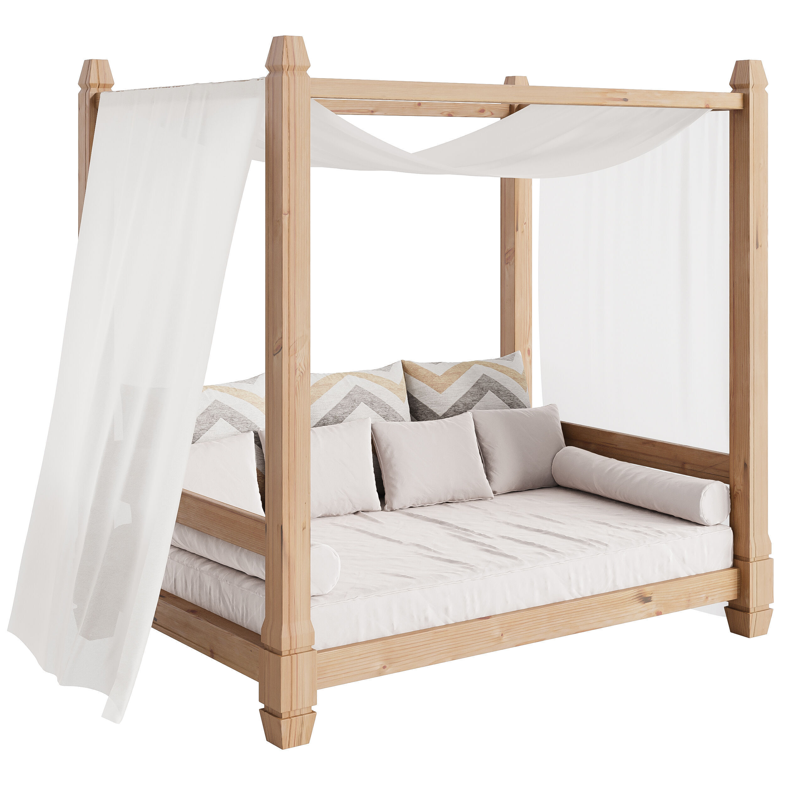 Garden Lounge Structure 04 3D model_4