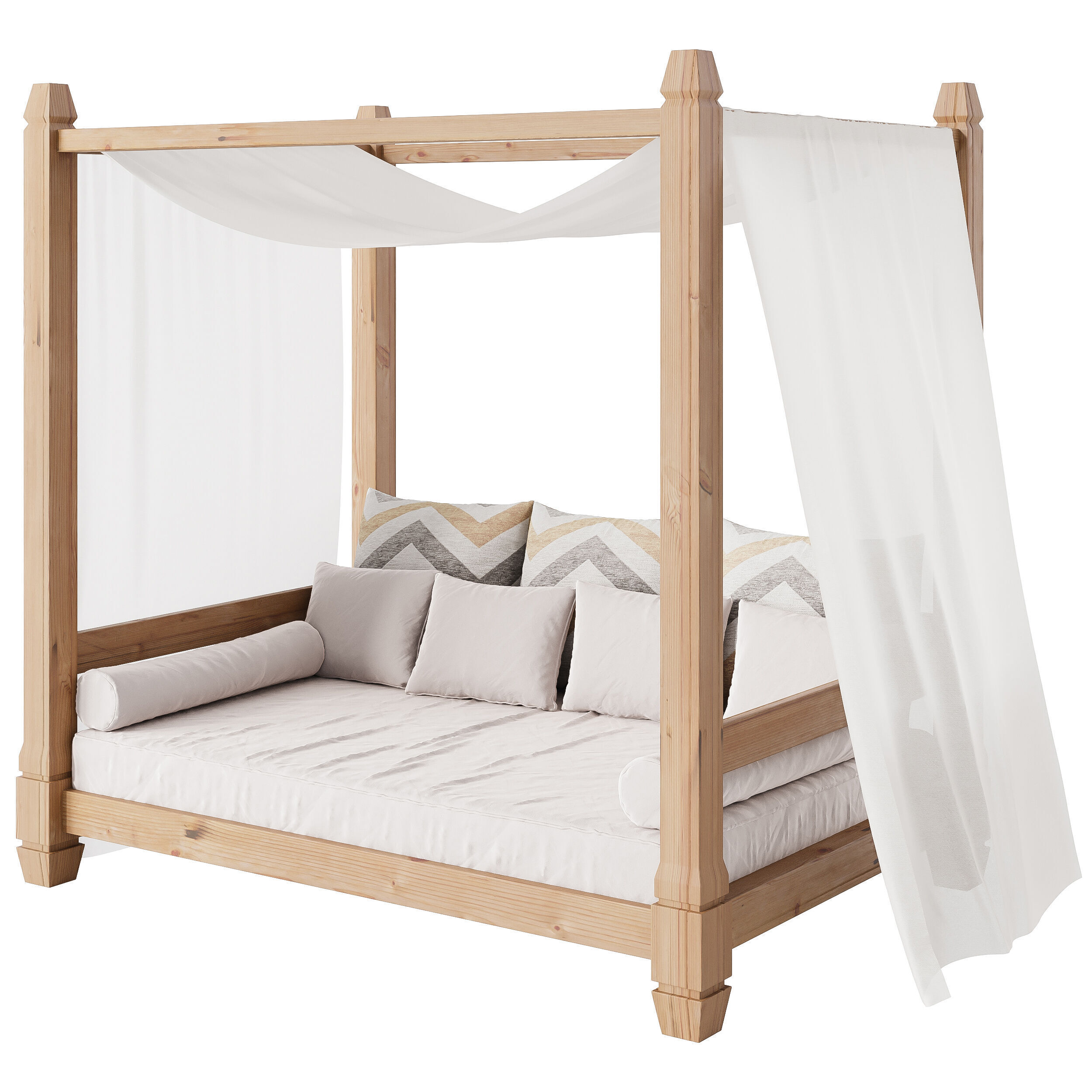 Garden Lounge Structure 04 3D model_10