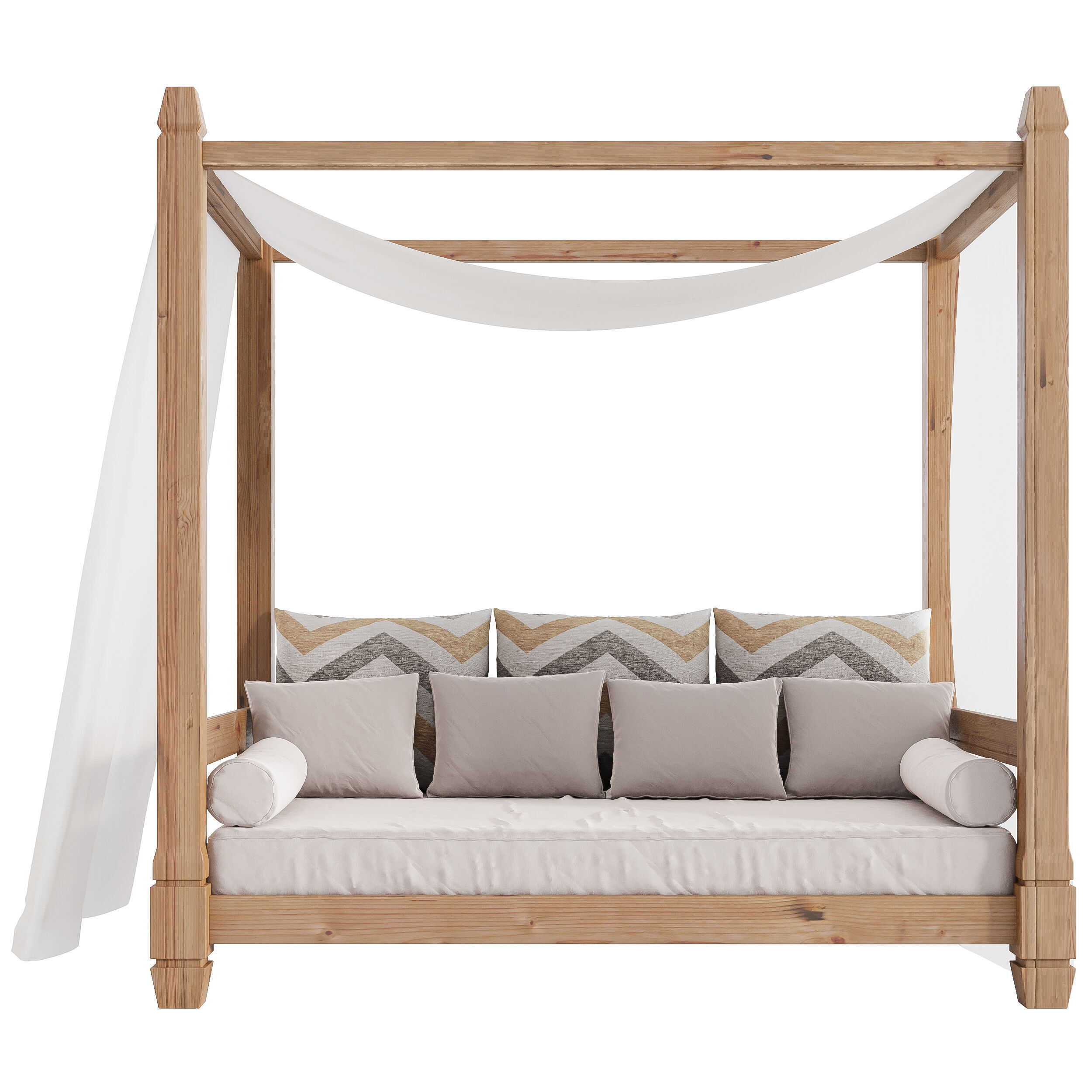 Garden Lounge Structure 04 3D model_6