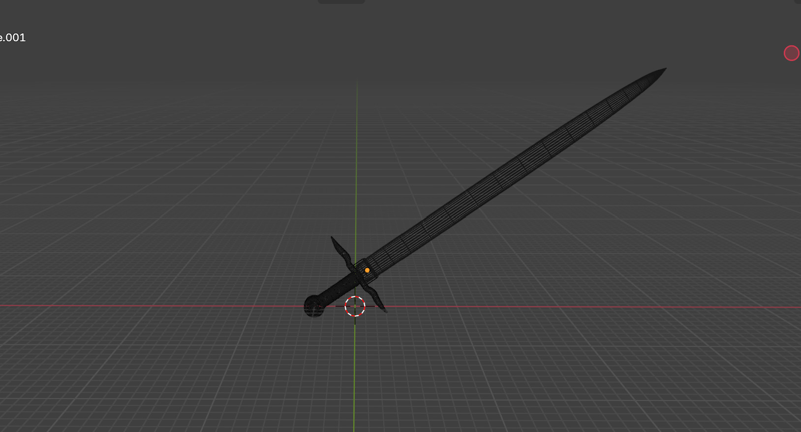Game Ready Medieval Sword  Low and High Poly and Textures Low-poly 3D model_11