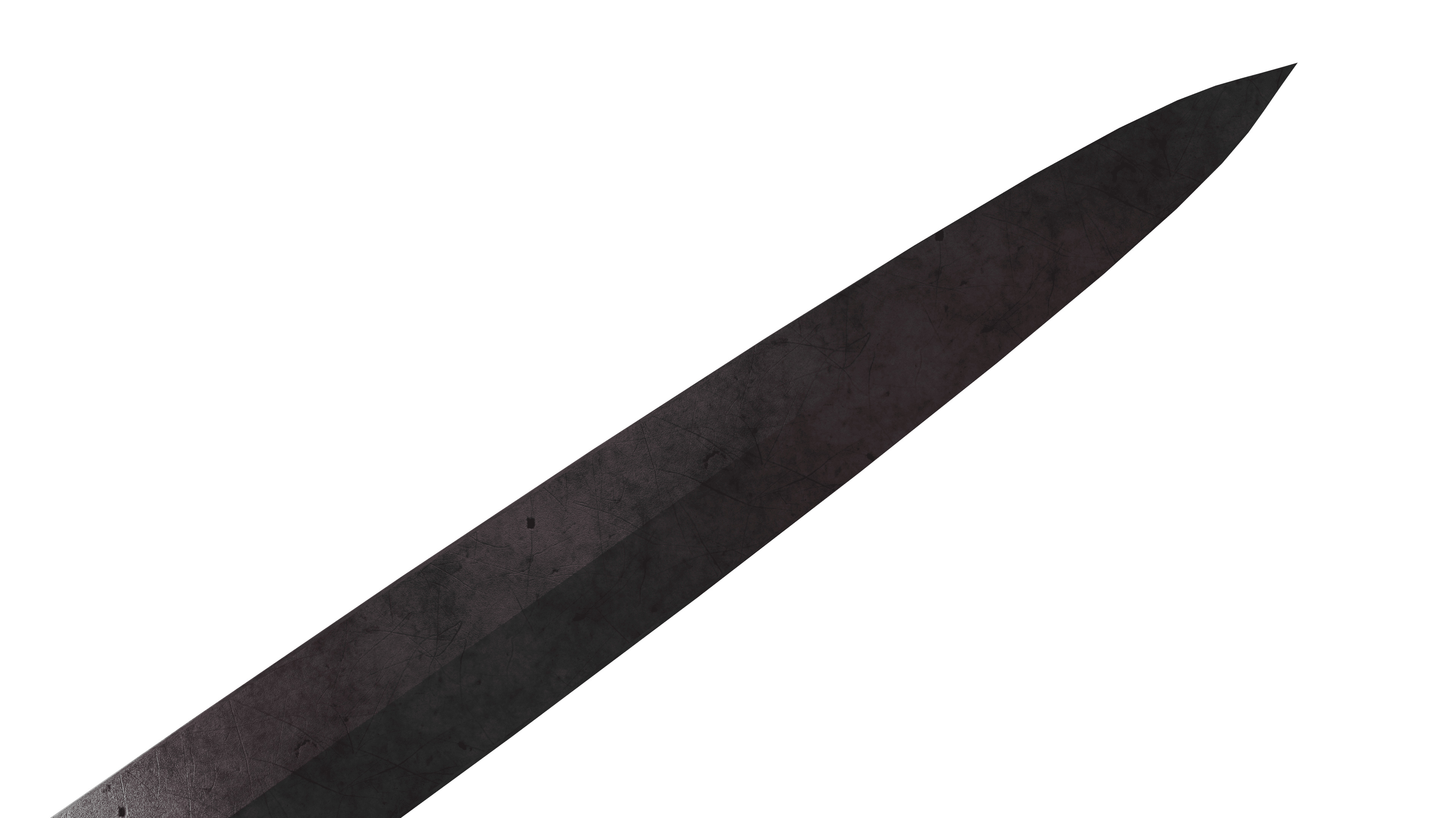 Game Ready Medieval Sword  Low and High Poly and Textures Low-poly 3D model_3