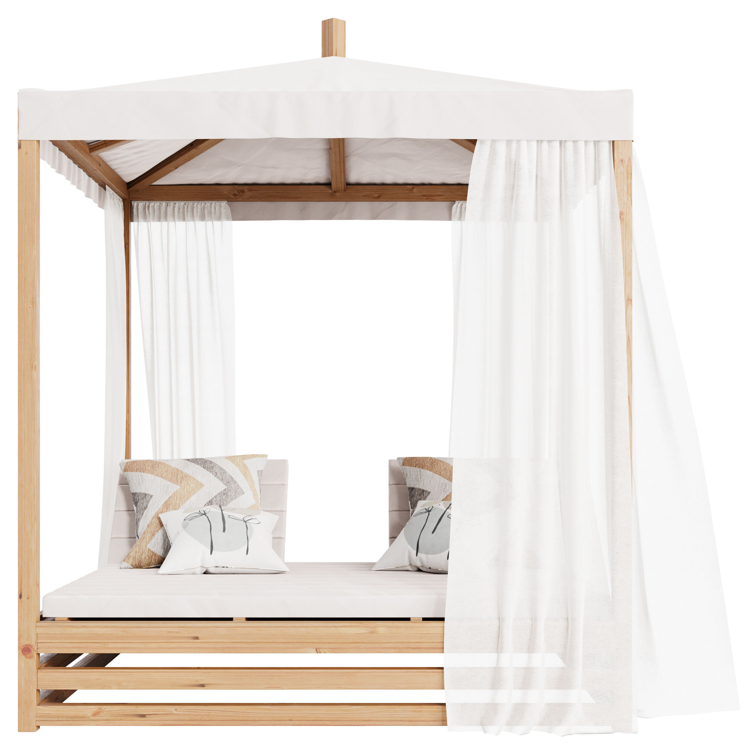 Garden Lounge Structure 05 3D model_3