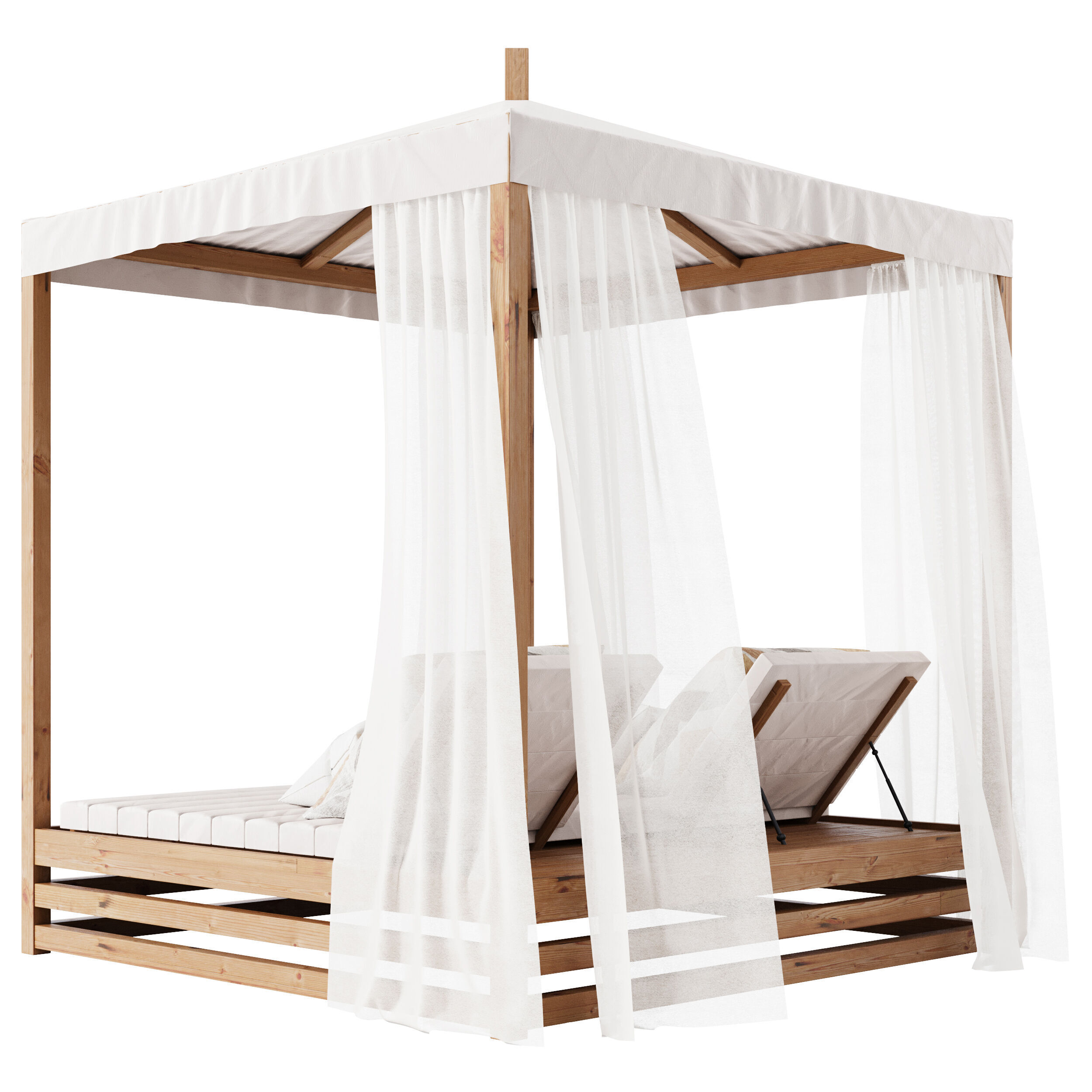 Garden Lounge Structure 05 3D model_10