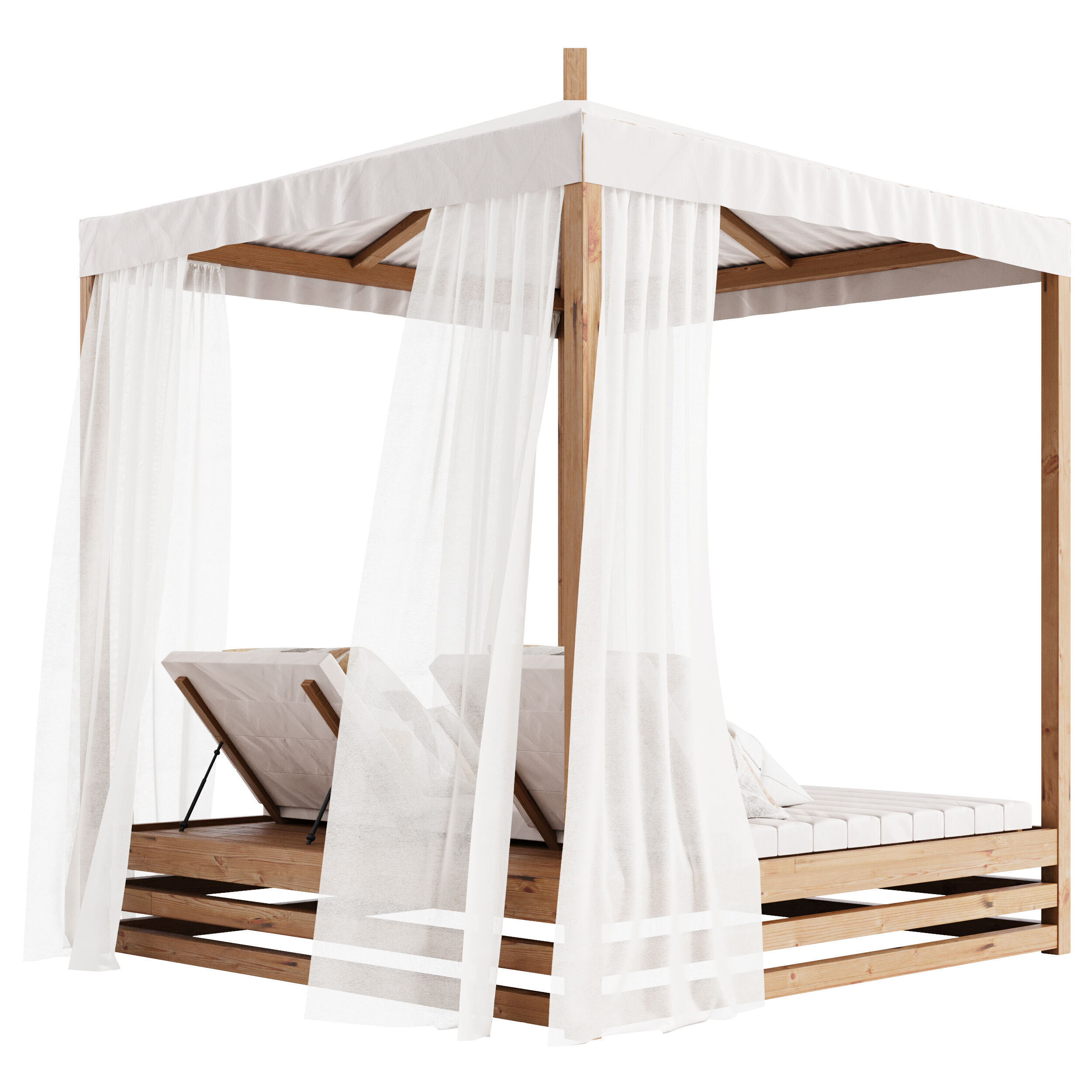 Garden Lounge Structure 05 3D model_5