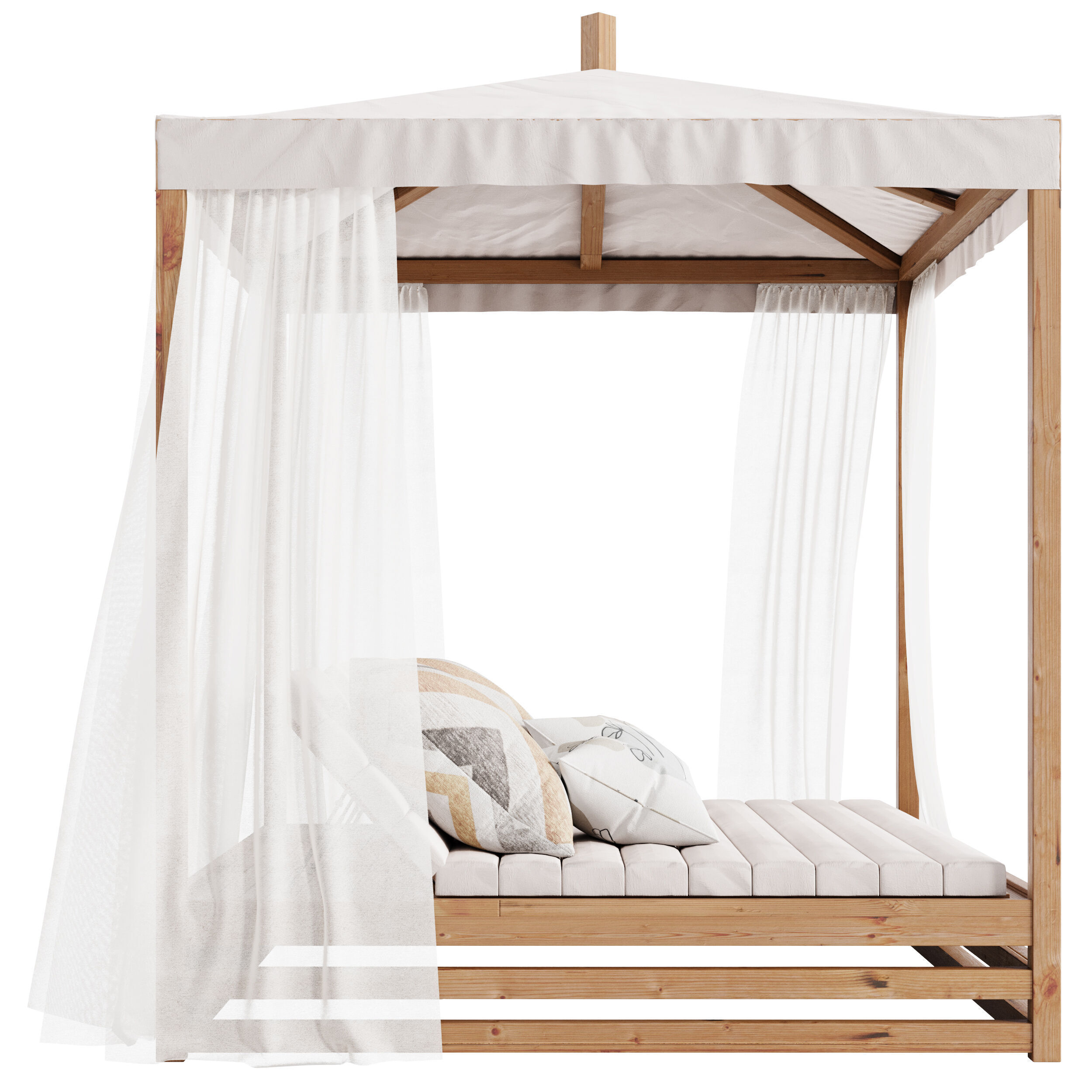 Garden Lounge Structure 05 3D model_4