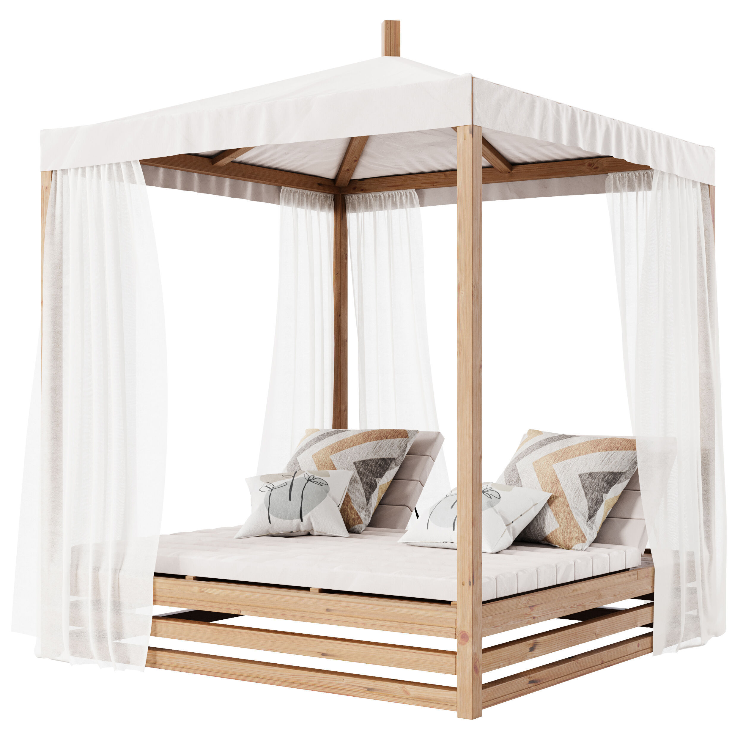 Garden Lounge Structure 05 3D model_12