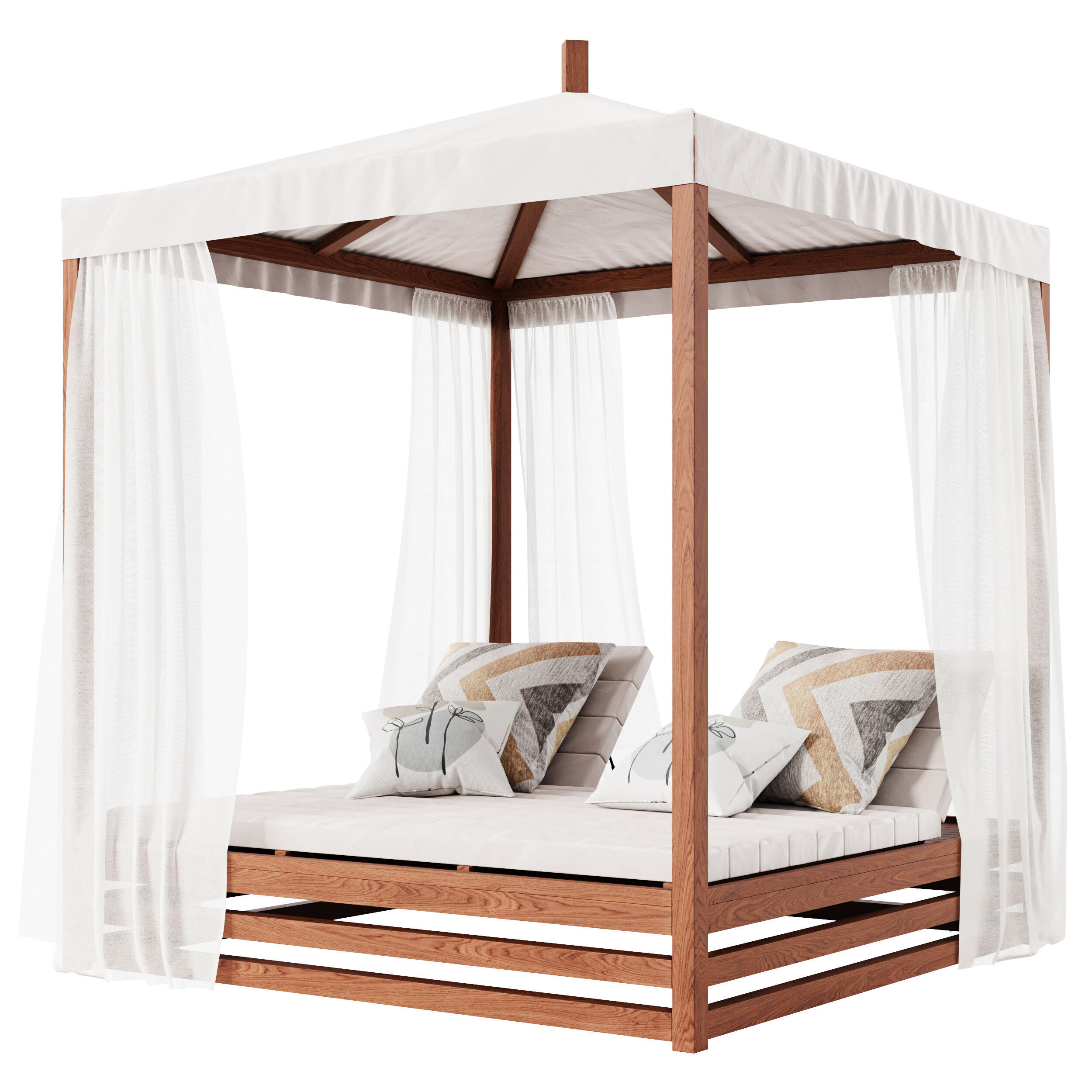 Garden Lounge Structure 05 3D model_8