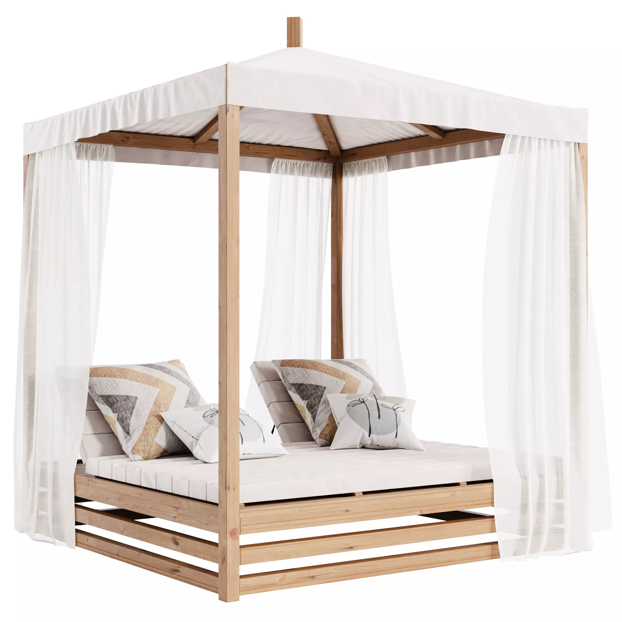 Garden Lounge Structure 05 3D model_0