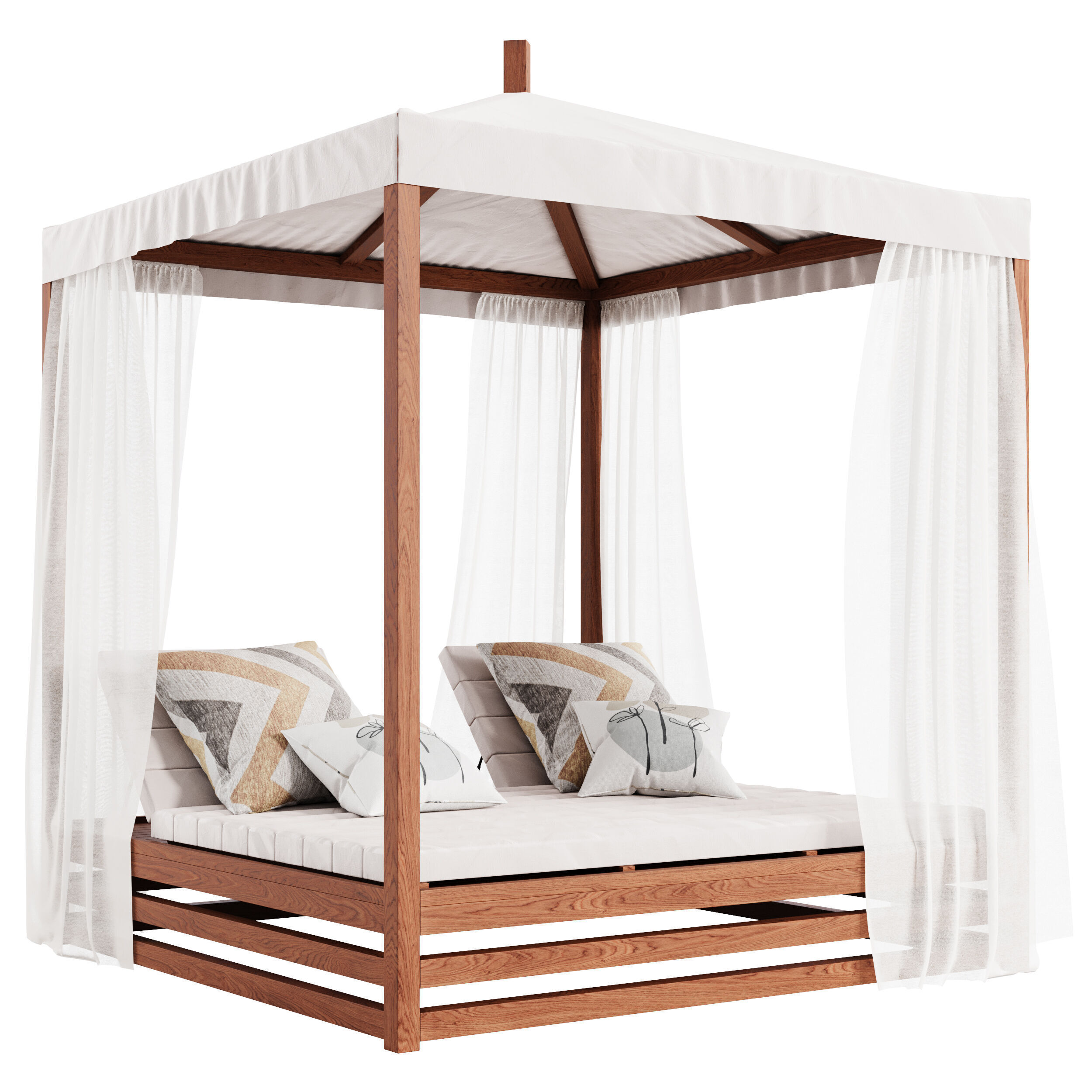 Garden Lounge Structure 05 3D model_1