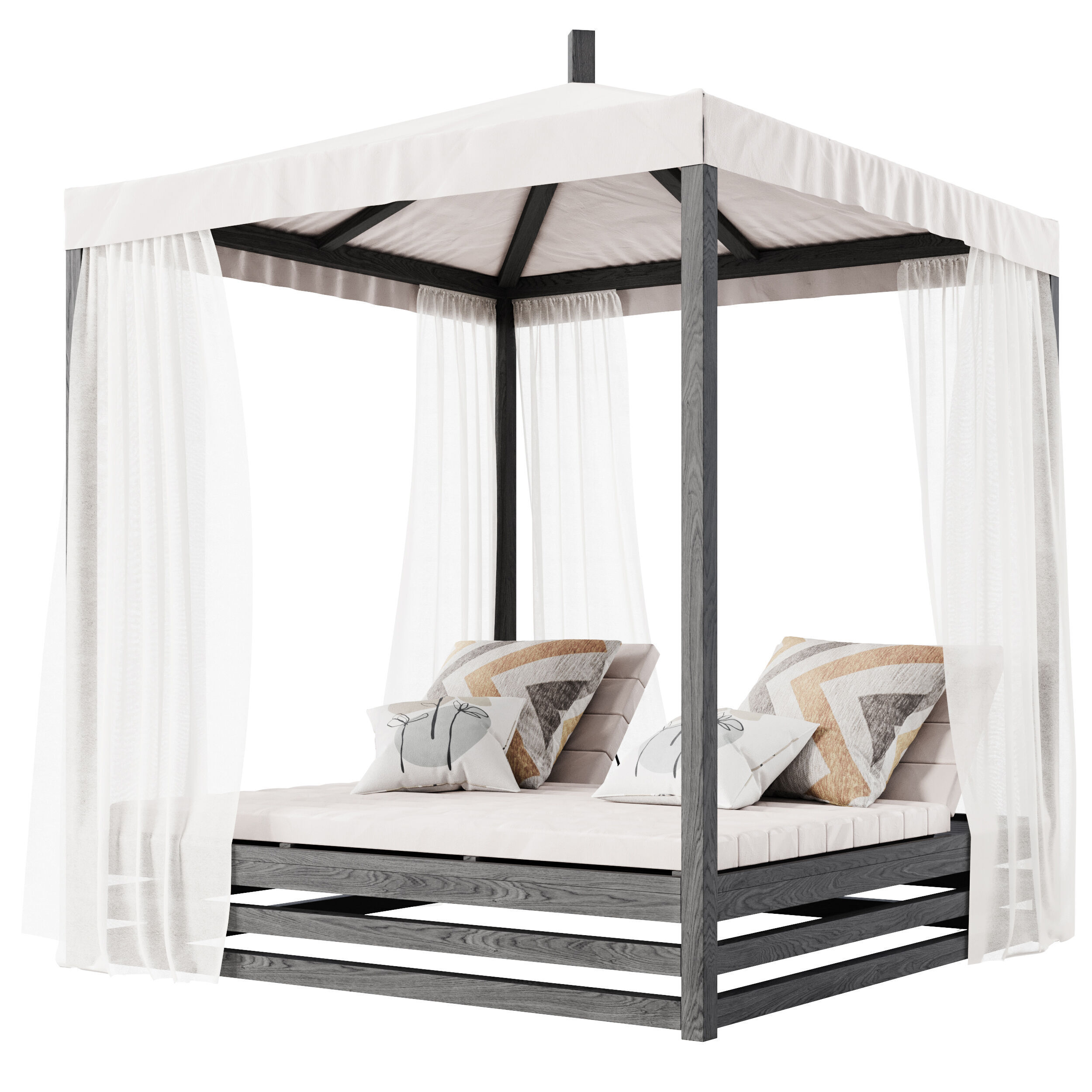 Garden Lounge Structure 05 3D model_9