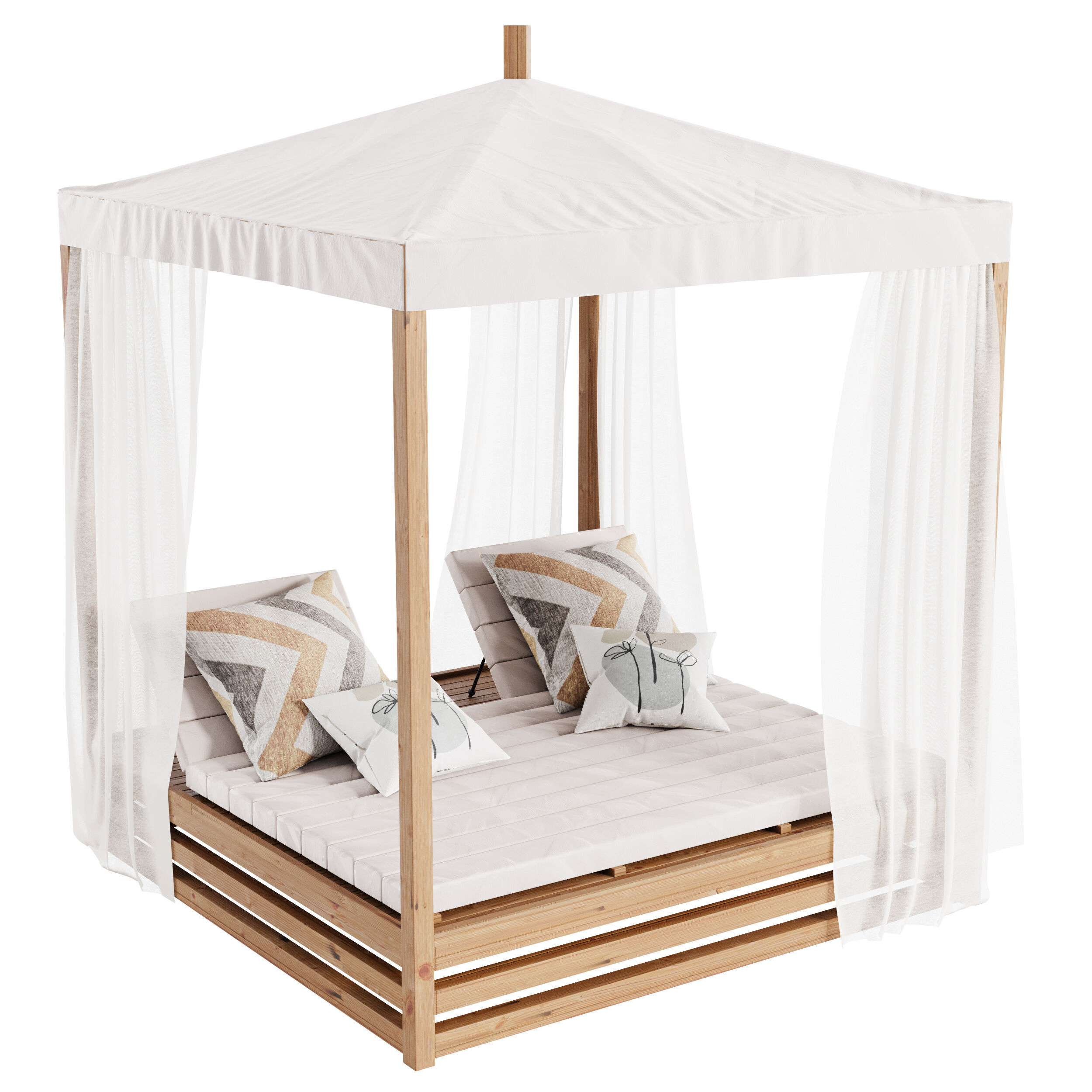 Garden Lounge Structure 05 3D model_7