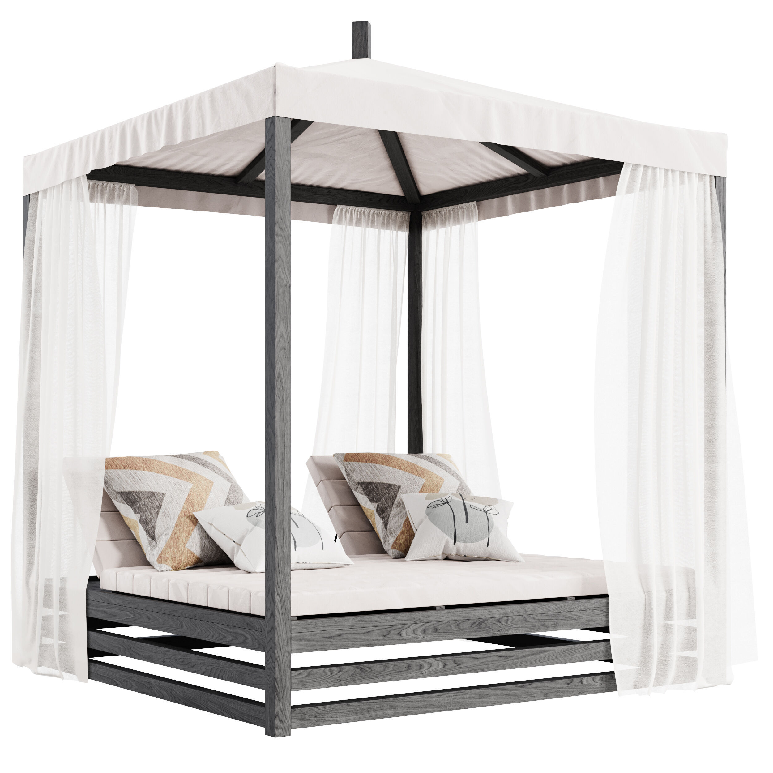 Garden Lounge Structure 05 3D model_2