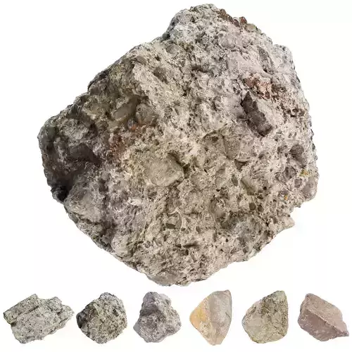 3D Scanned Stone Collection Vol 01