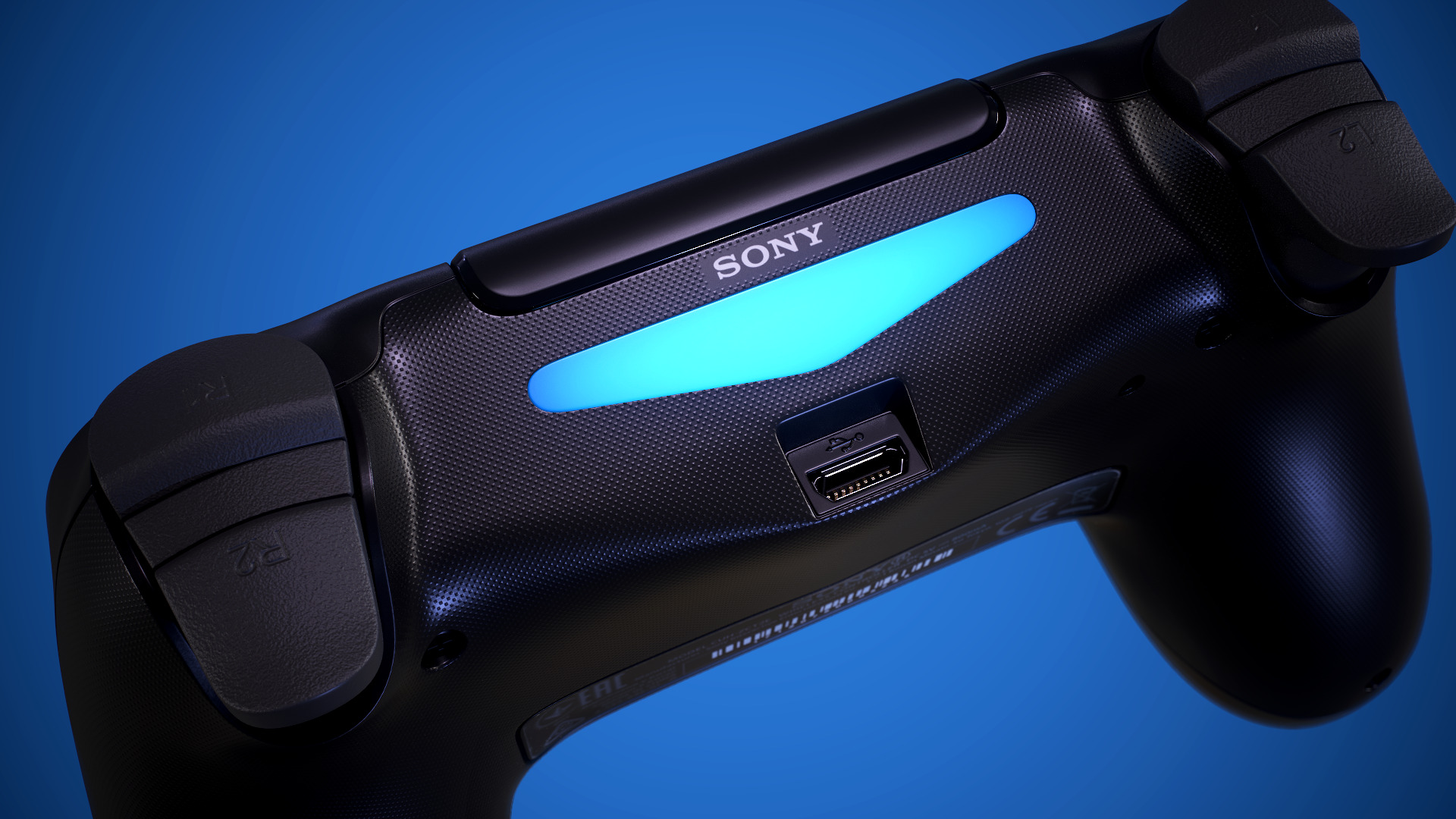 PS4 Dualshock Controller 3D model_6