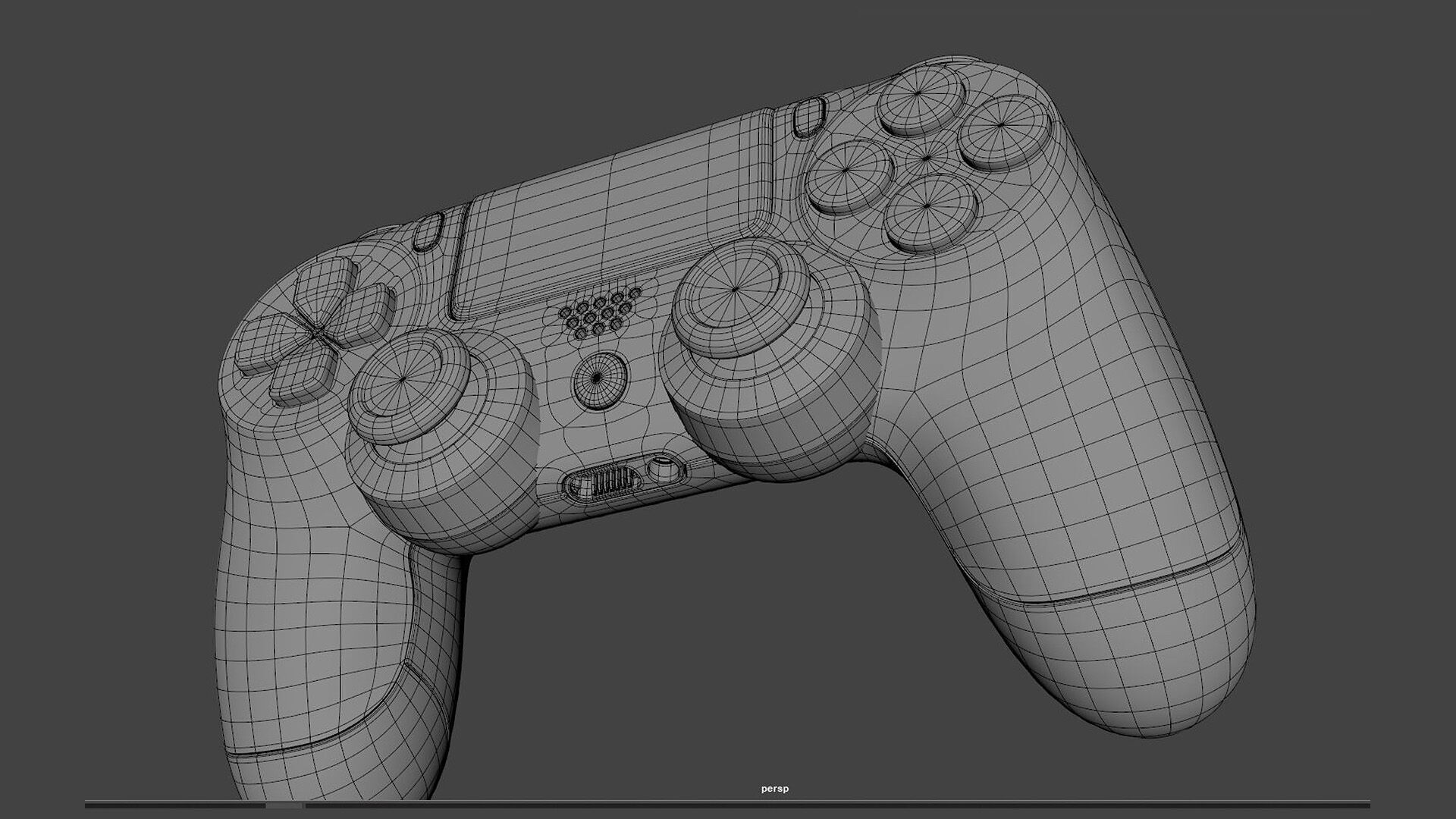 PS4 Dualshock Controller 3D model_30