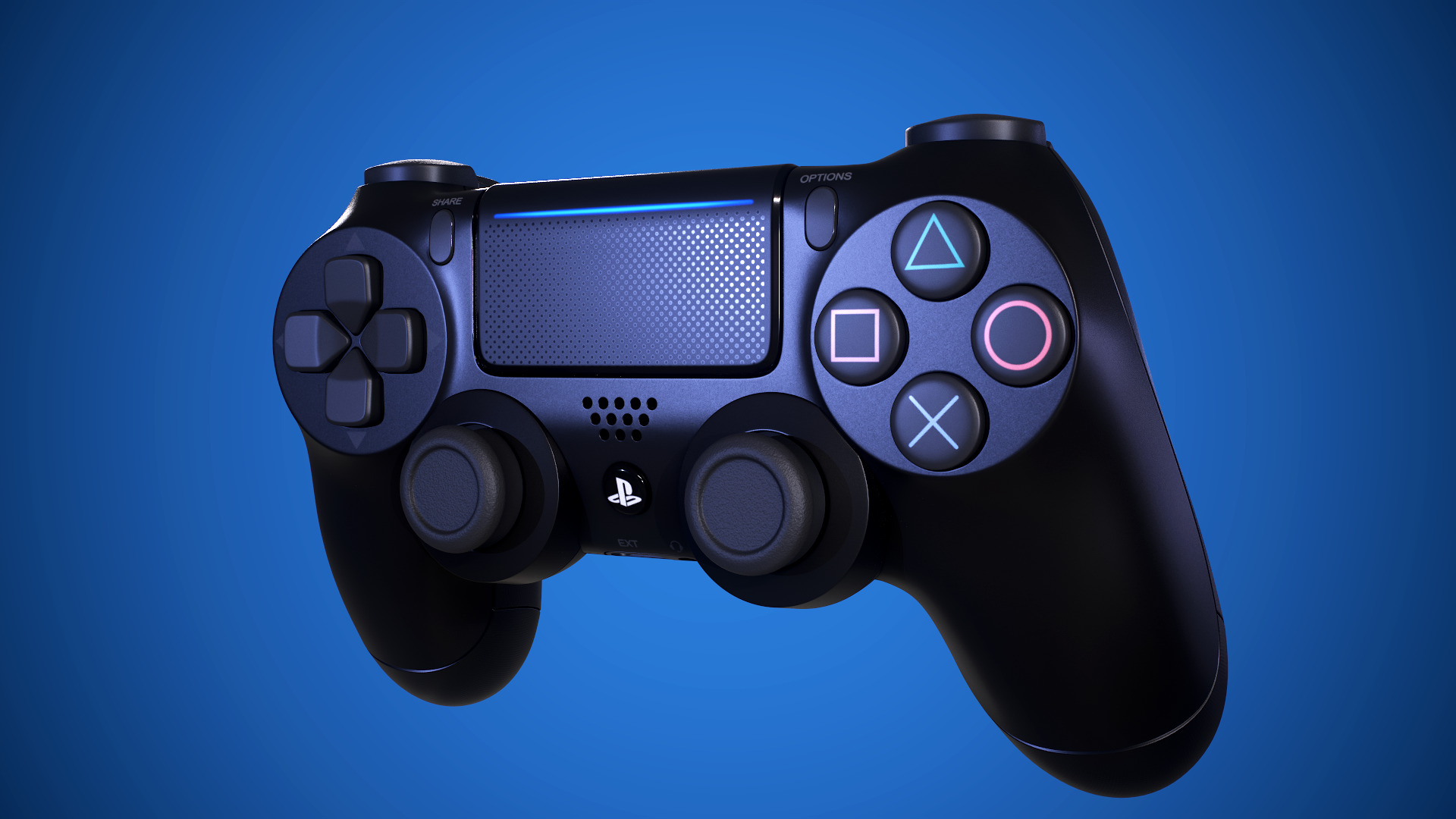 PS4 Dualshock Controller 3D model_7