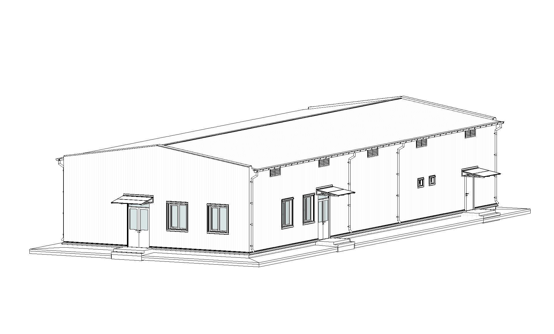 Industrial Building 03 3D model_9