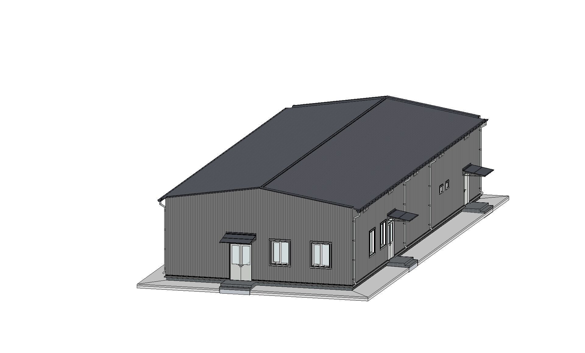 Industrial Building 03 3D model_5