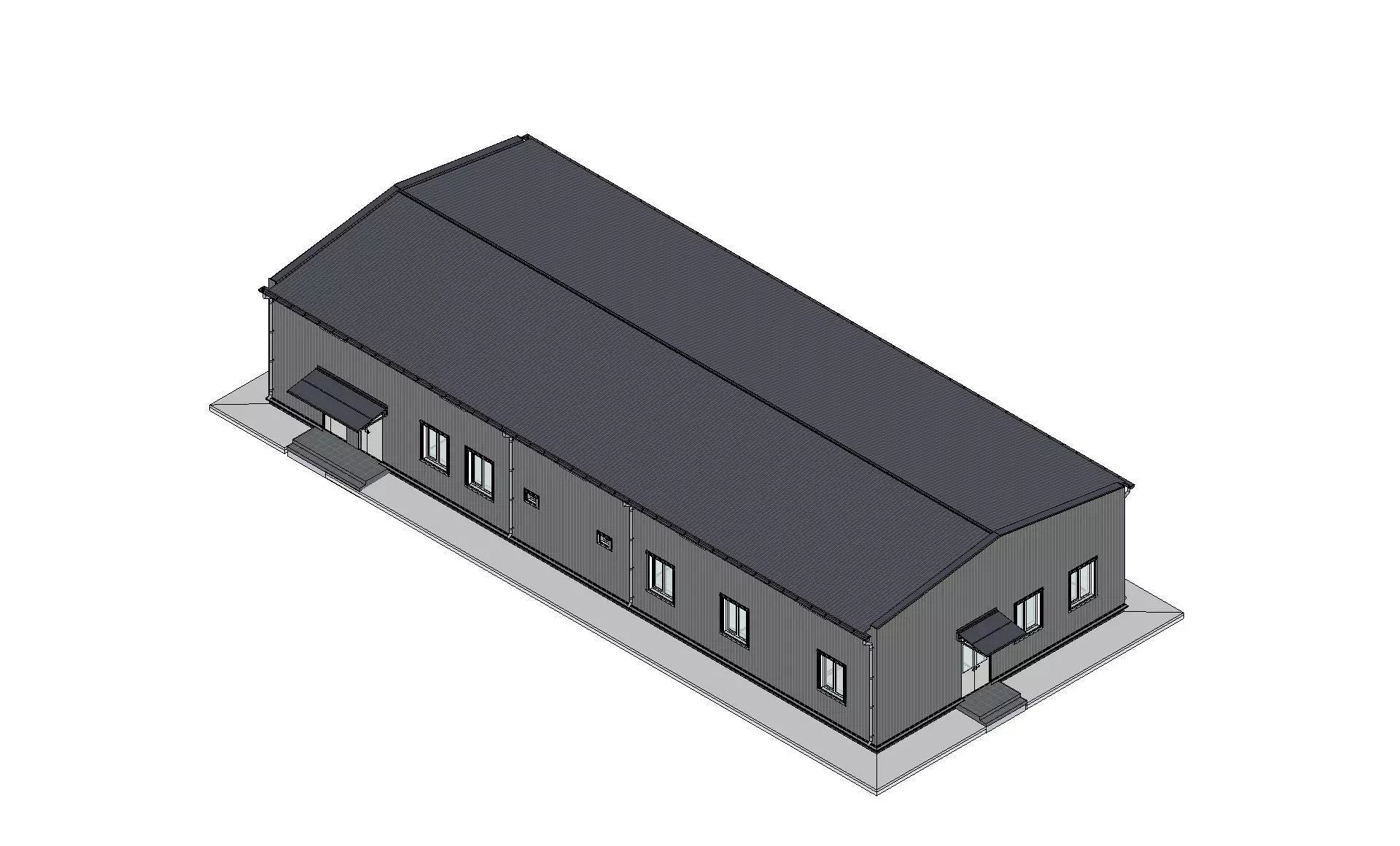 Industrial Building 03 3D model_0