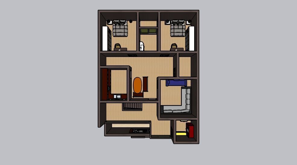 Modern House 3D Model Realistic Architectural Exterior Design  3D model_10