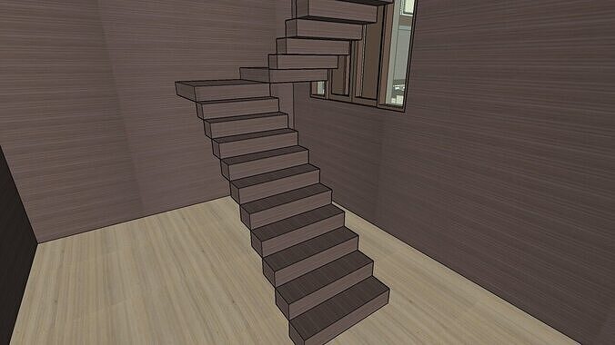 Modern House 3D Model Realistic Architectural Exterior Design  3D model 4