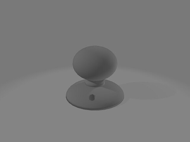 Door Knob Free low-poly 3D model