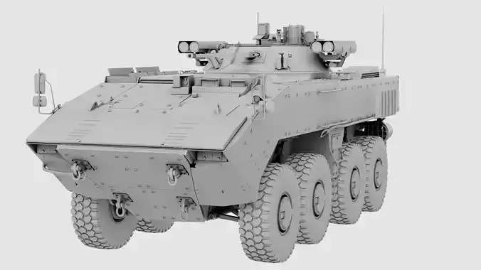 K17 Boomerang Berezok Russian Army APC Game Model