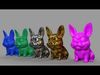 Golden Retriever Figurine 3D print model_1