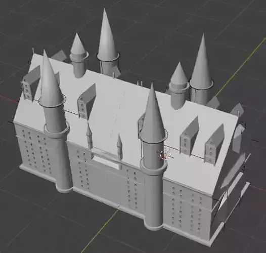 Castle exterior without textures